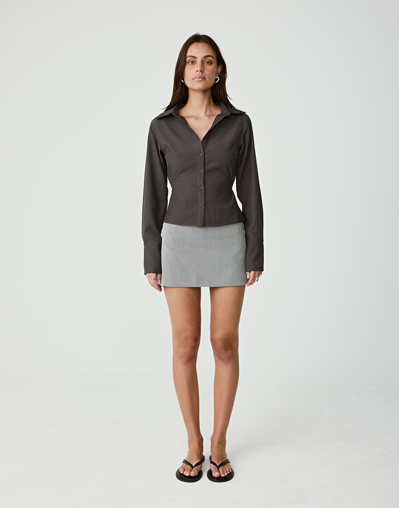 - Women's Top - Charcoal Clothing