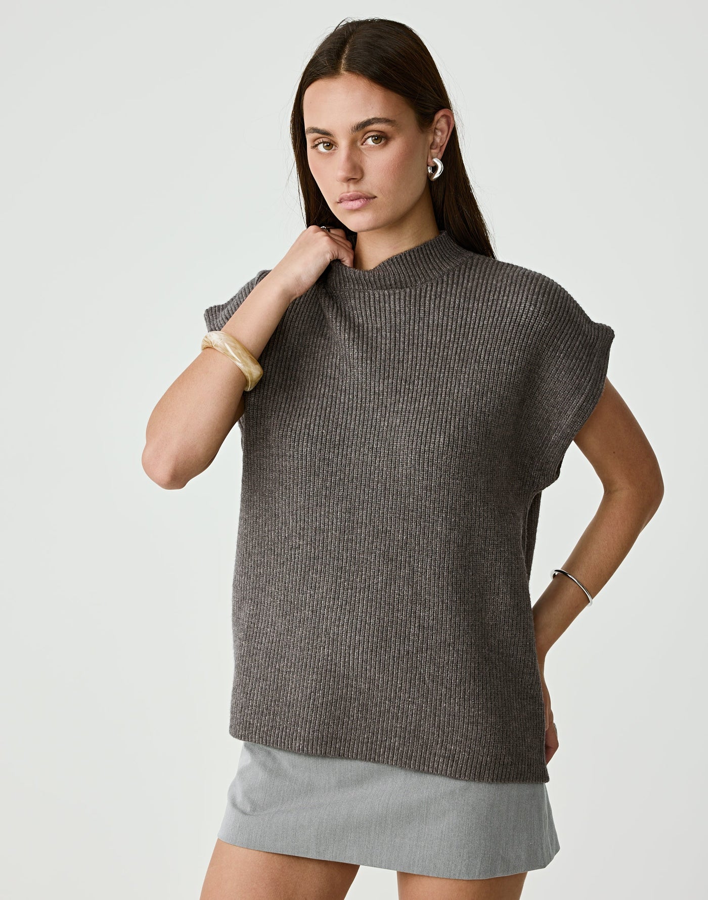  - Women's Top - Charcoal Clothing
