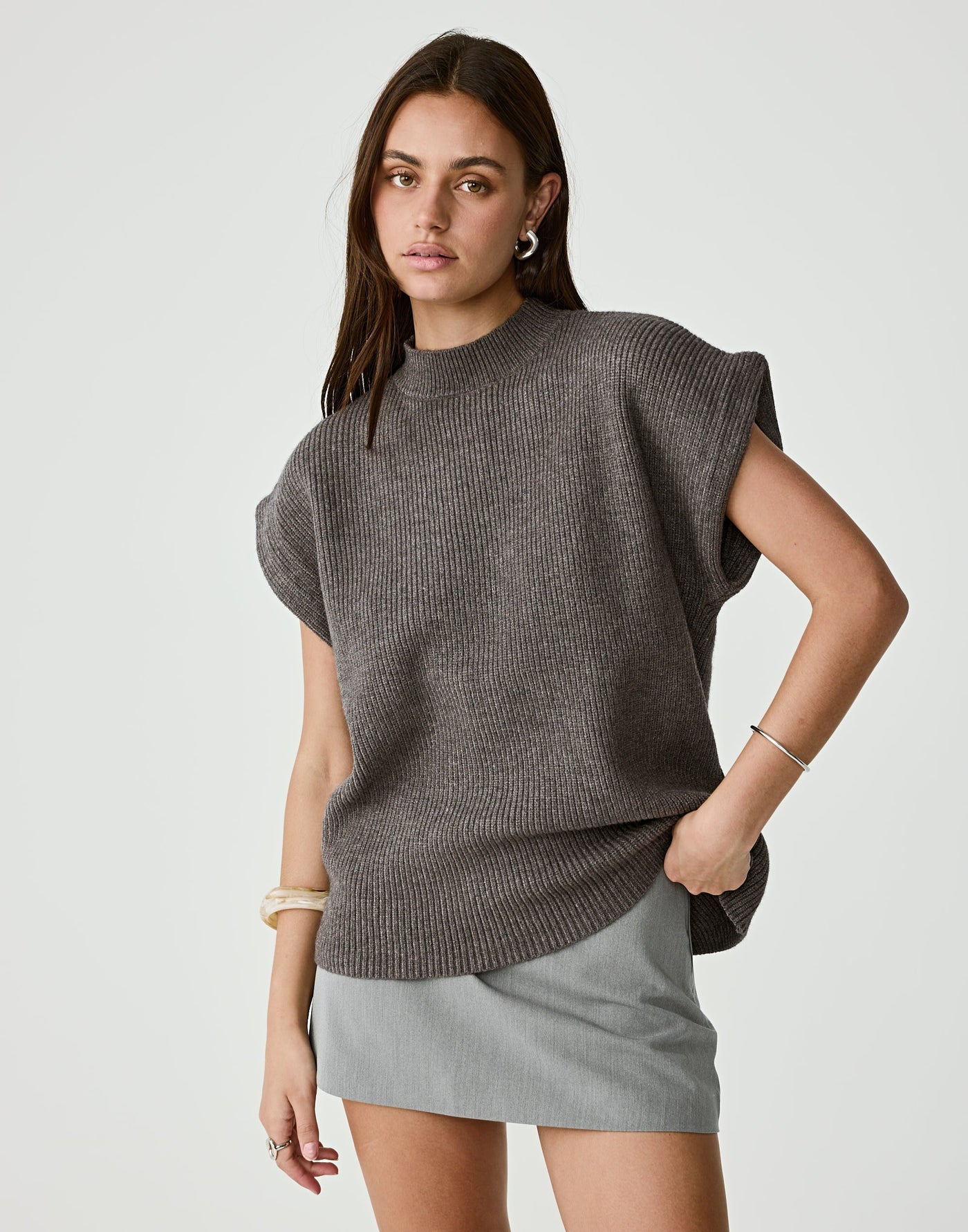  - Women's Top - Charcoal Clothing