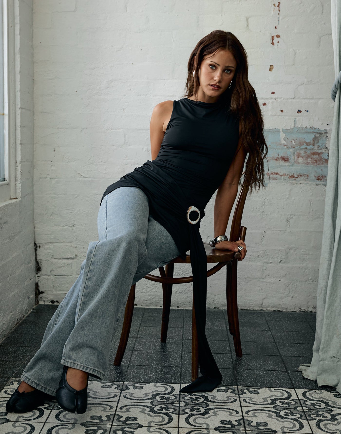 Non Stop Mini Dress (Black)