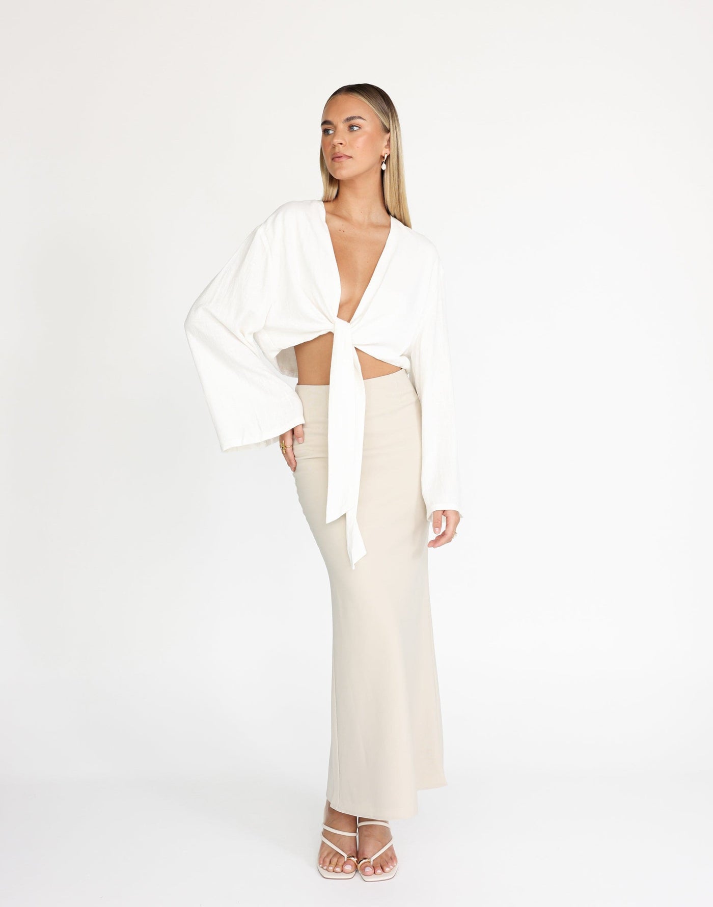Jamila Shirt (White) | CHARCOAL Exclusive - - Women's Top - Charcoal Clothing