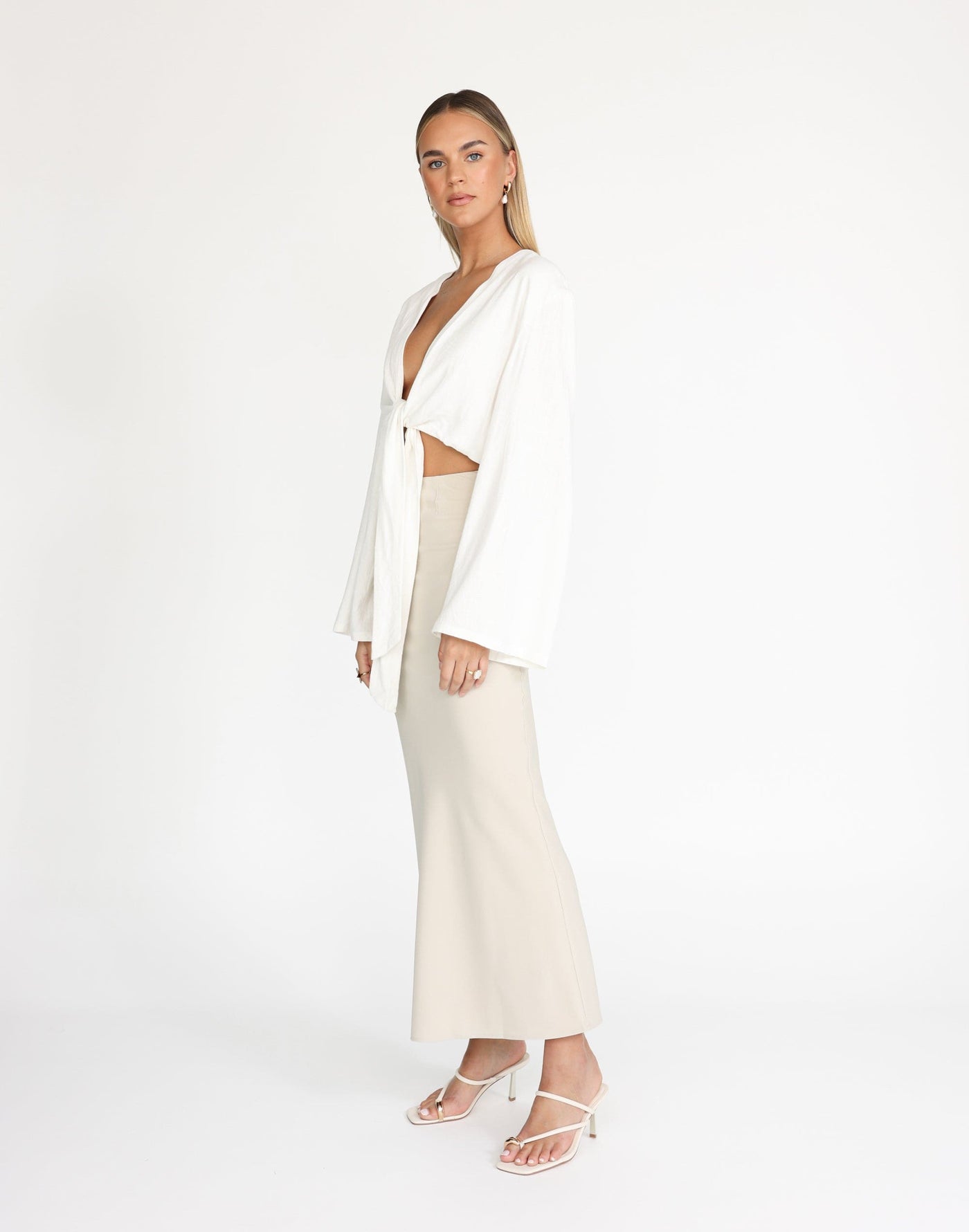 Jamila Shirt (White) | CHARCOAL Exclusive - - Women's Top - Charcoal Clothing