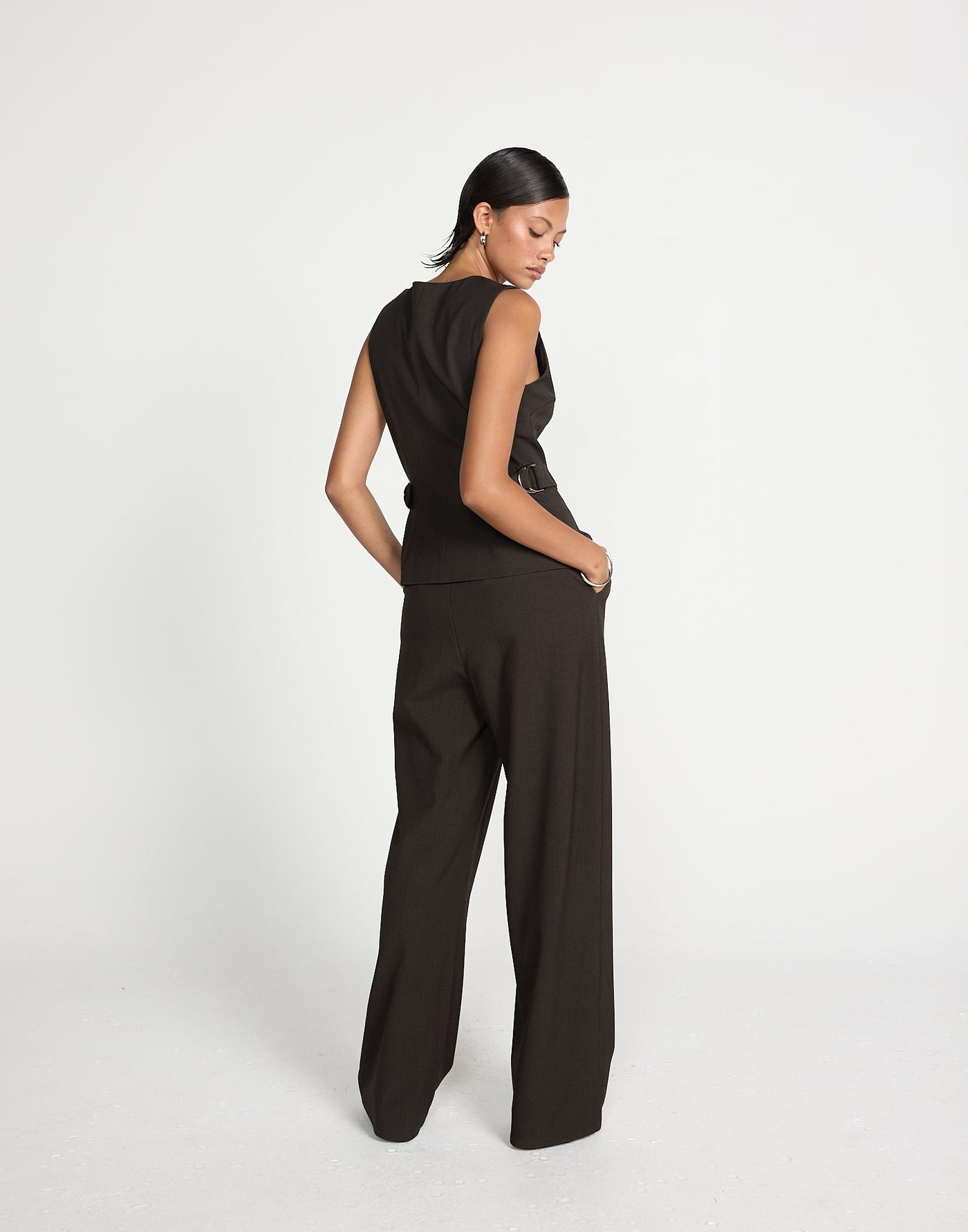 Yori Pants (Chocolate) | CHARCOAL EXCLUSIVE | - Women's Pants - Charcoal Clothing