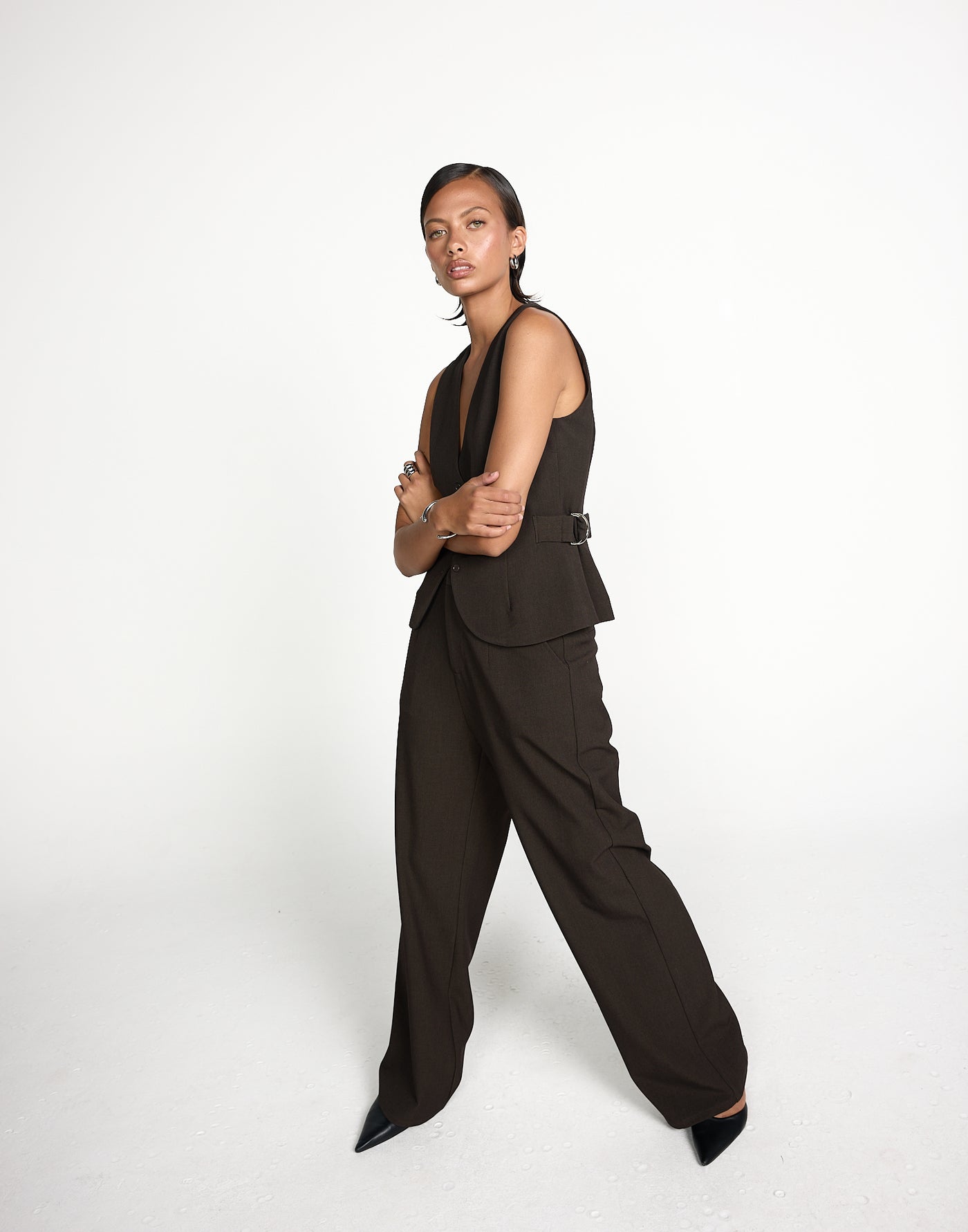 Yori Pants (Chocolate) | CHARCOAL EXCLUSIVE | - Women's Pants - Charcoal Clothing