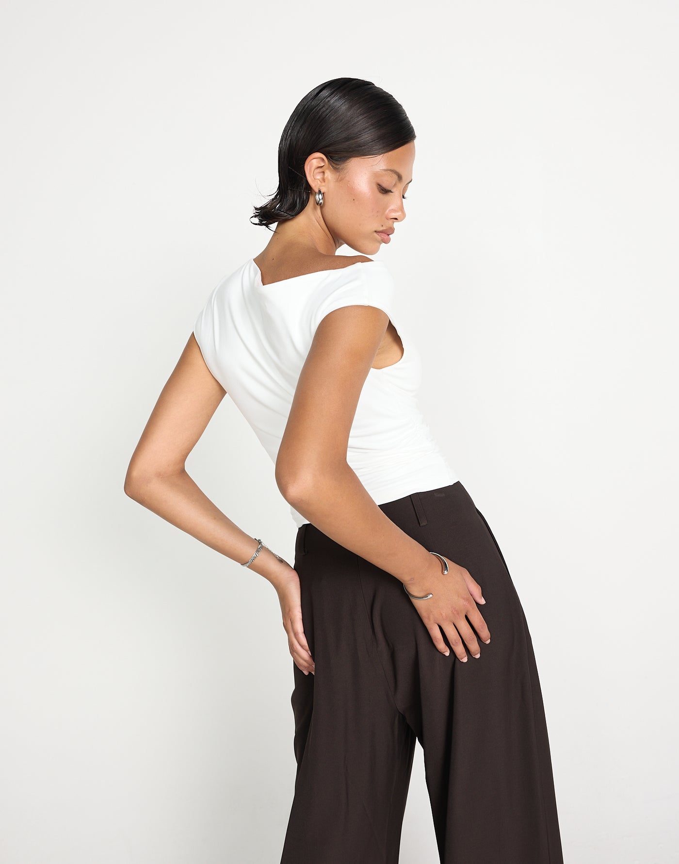  - Women's Top - Charcoal Clothing