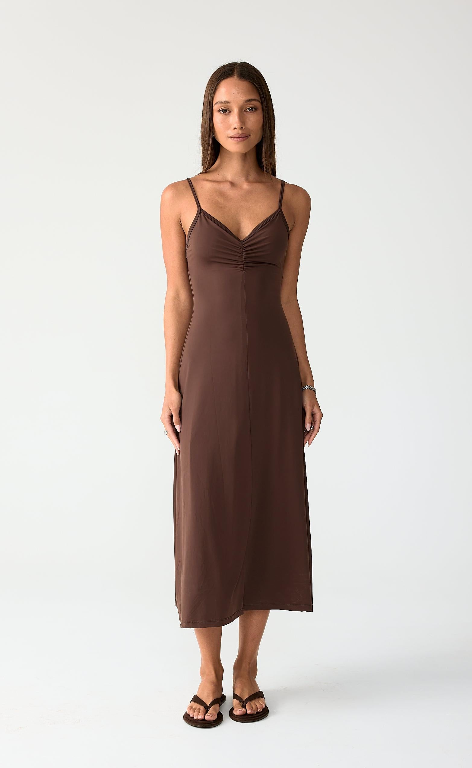  - Women's Dress - Charcoal Clothing