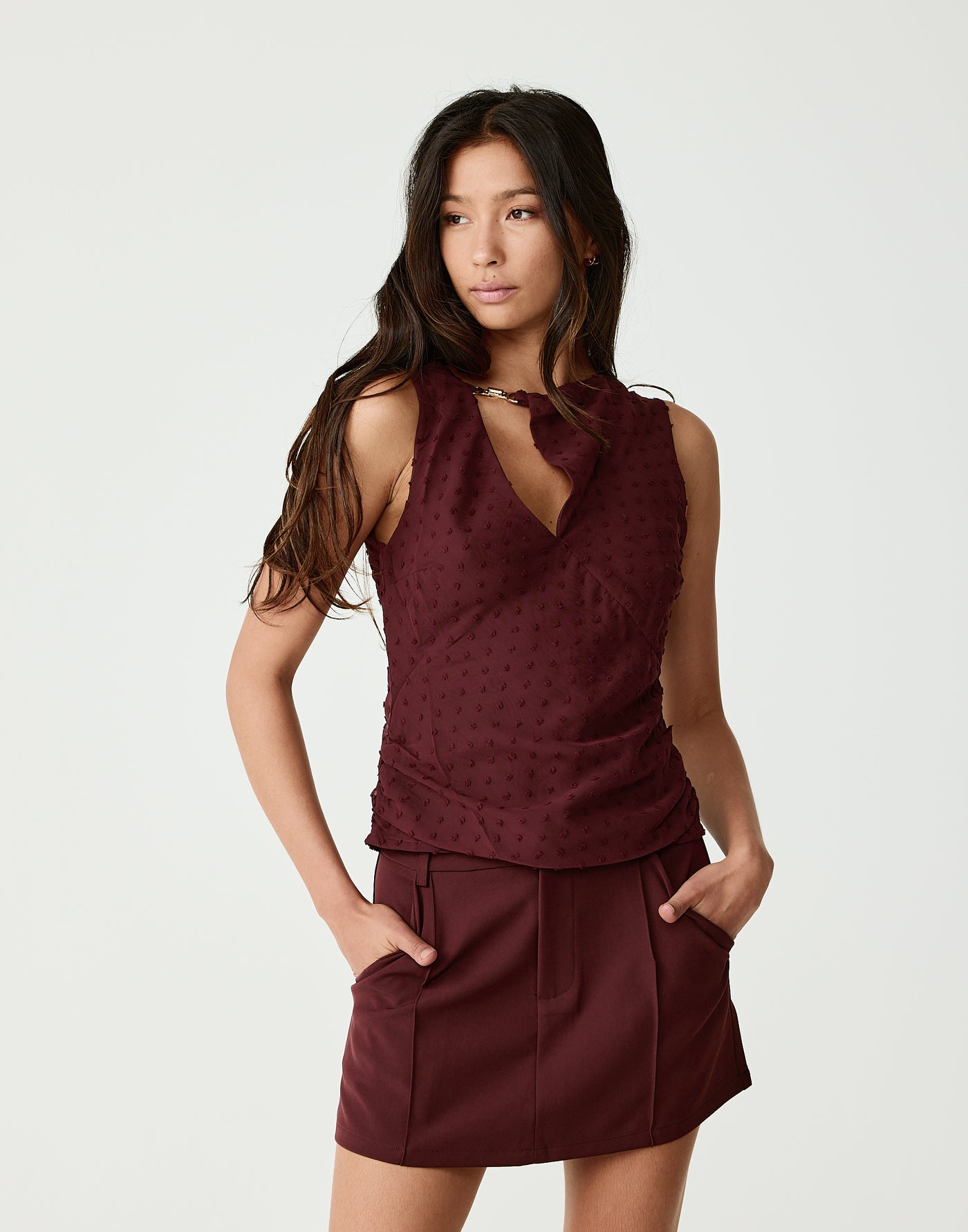  - Women's Skirt - Charcoal Clothing
