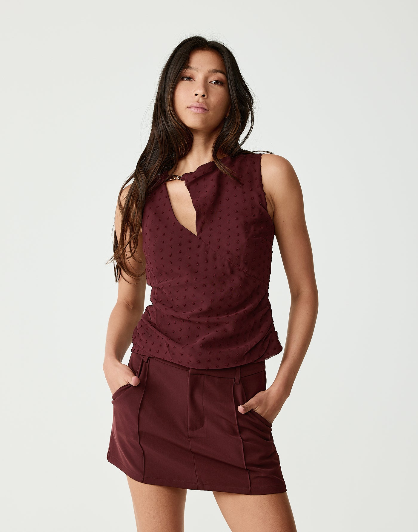  - Women's Skirt - Charcoal Clothing