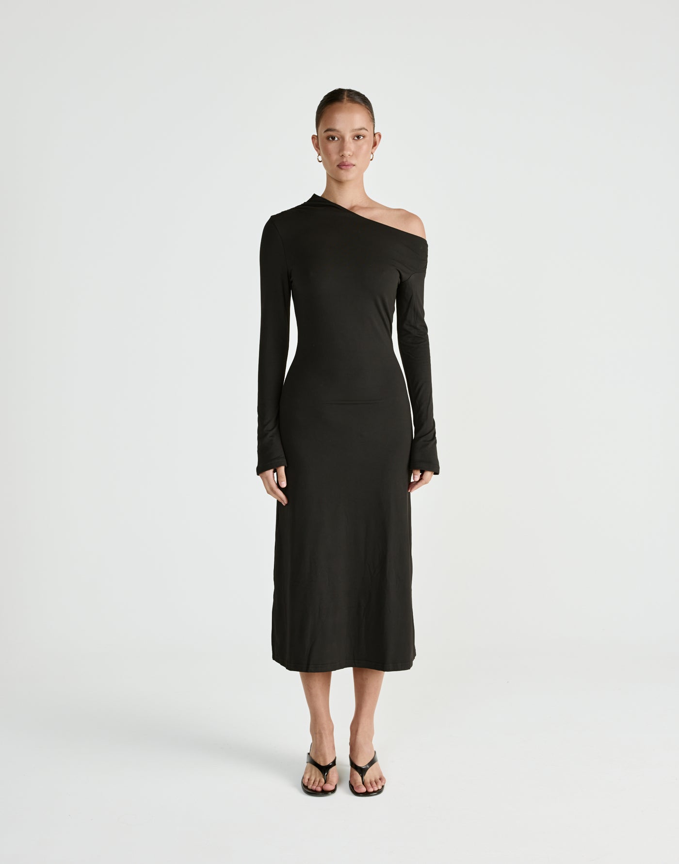  - Women's Dress - Charcoal Clothing