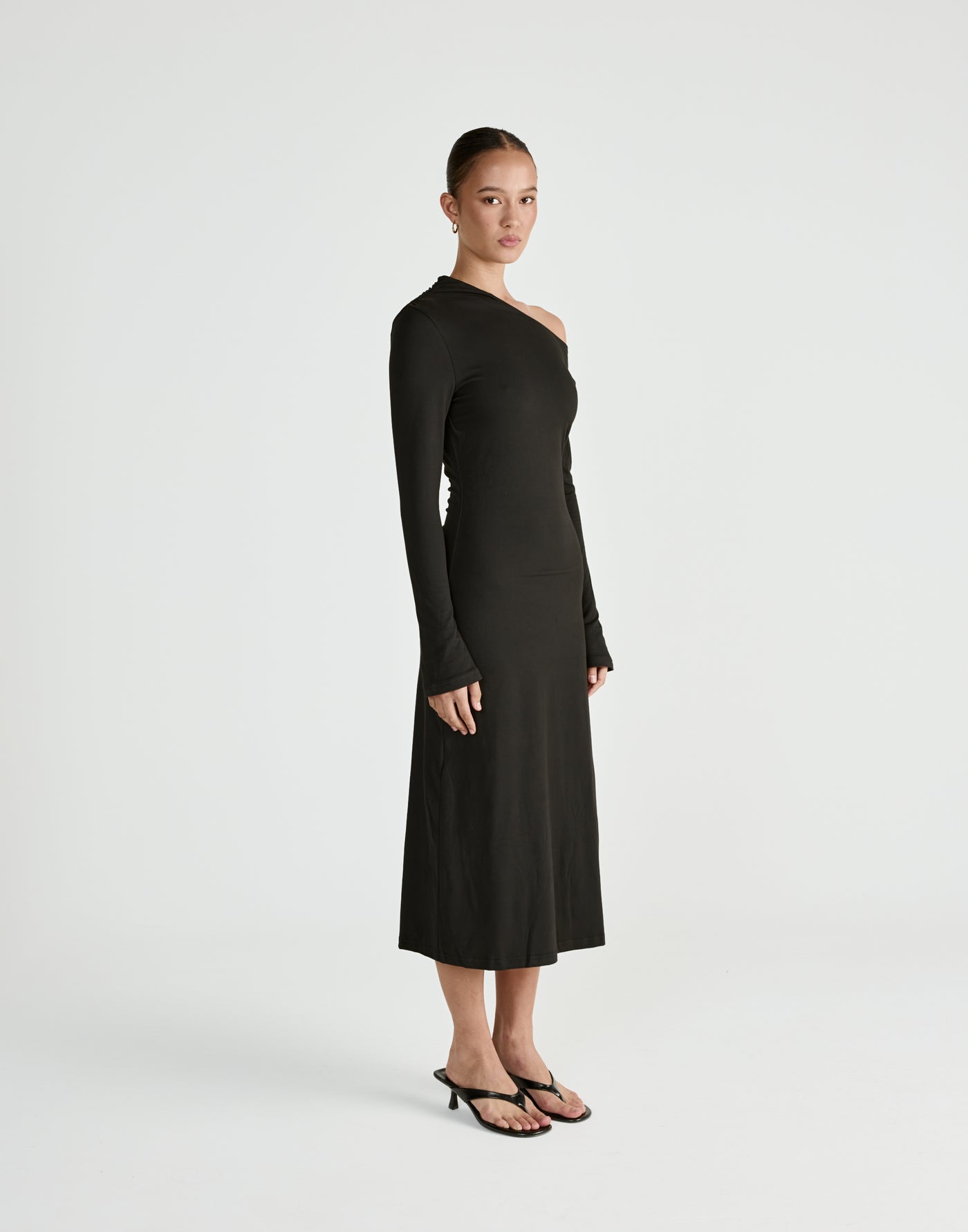  - Women's Dress - Charcoal Clothing