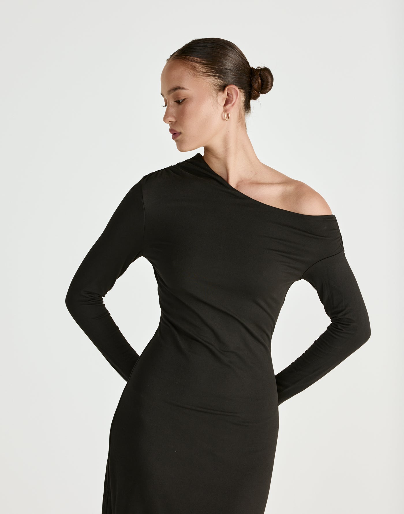  - Women's Dress - Charcoal Clothing