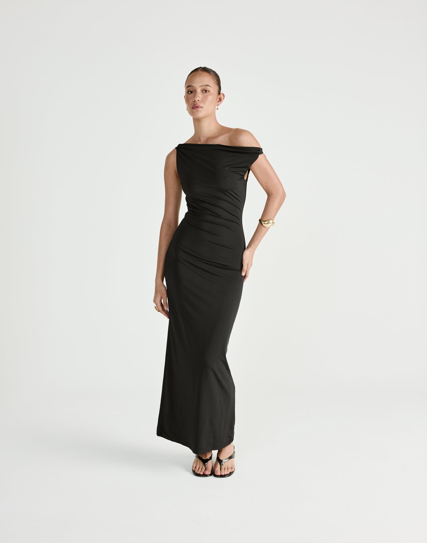  - Women's Dress - Charcoal Clothing