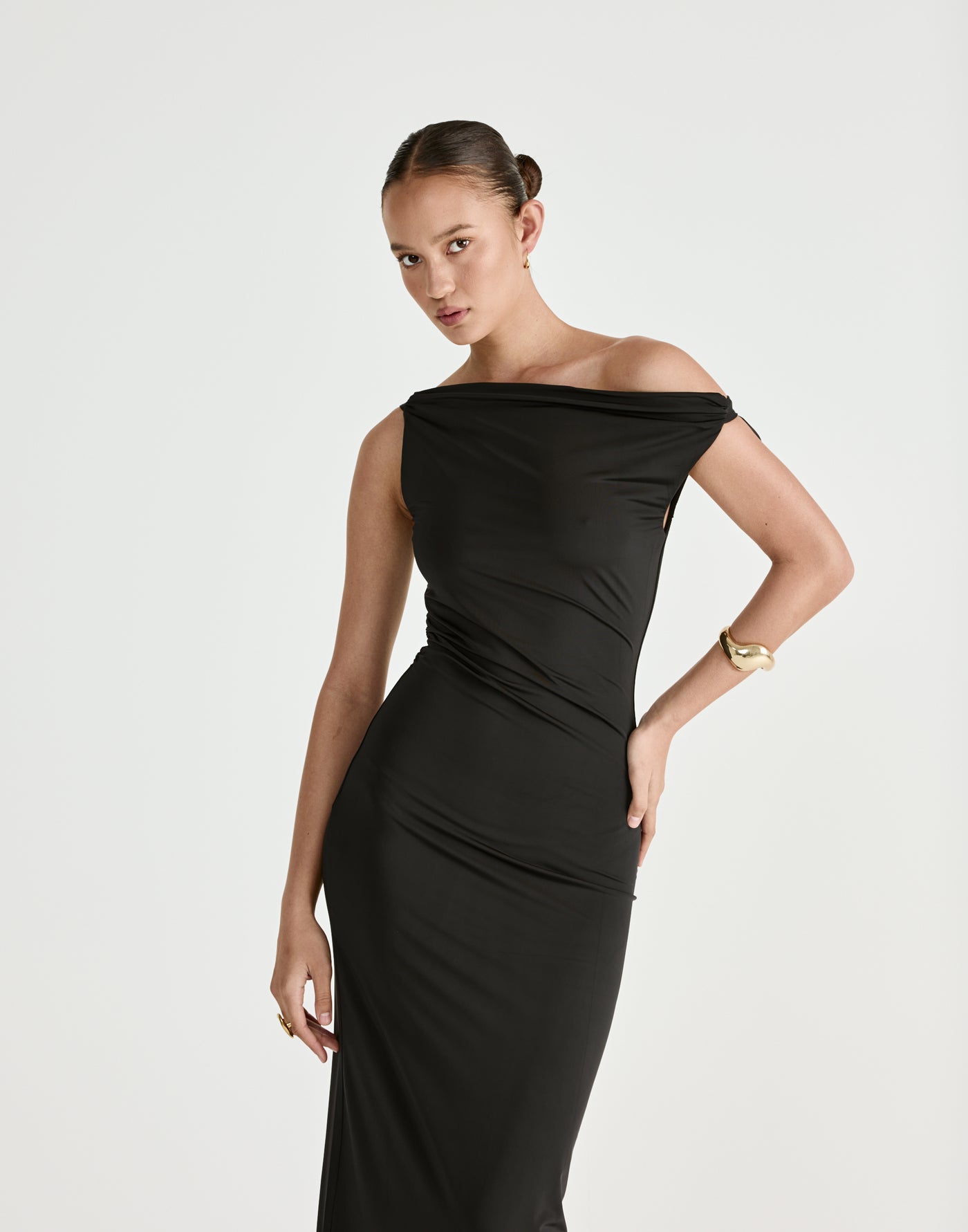  - Women's Dress - Charcoal Clothing