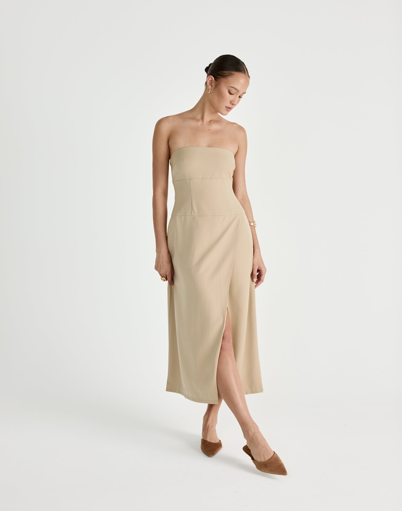  - Women's Dress - Charcoal Clothing