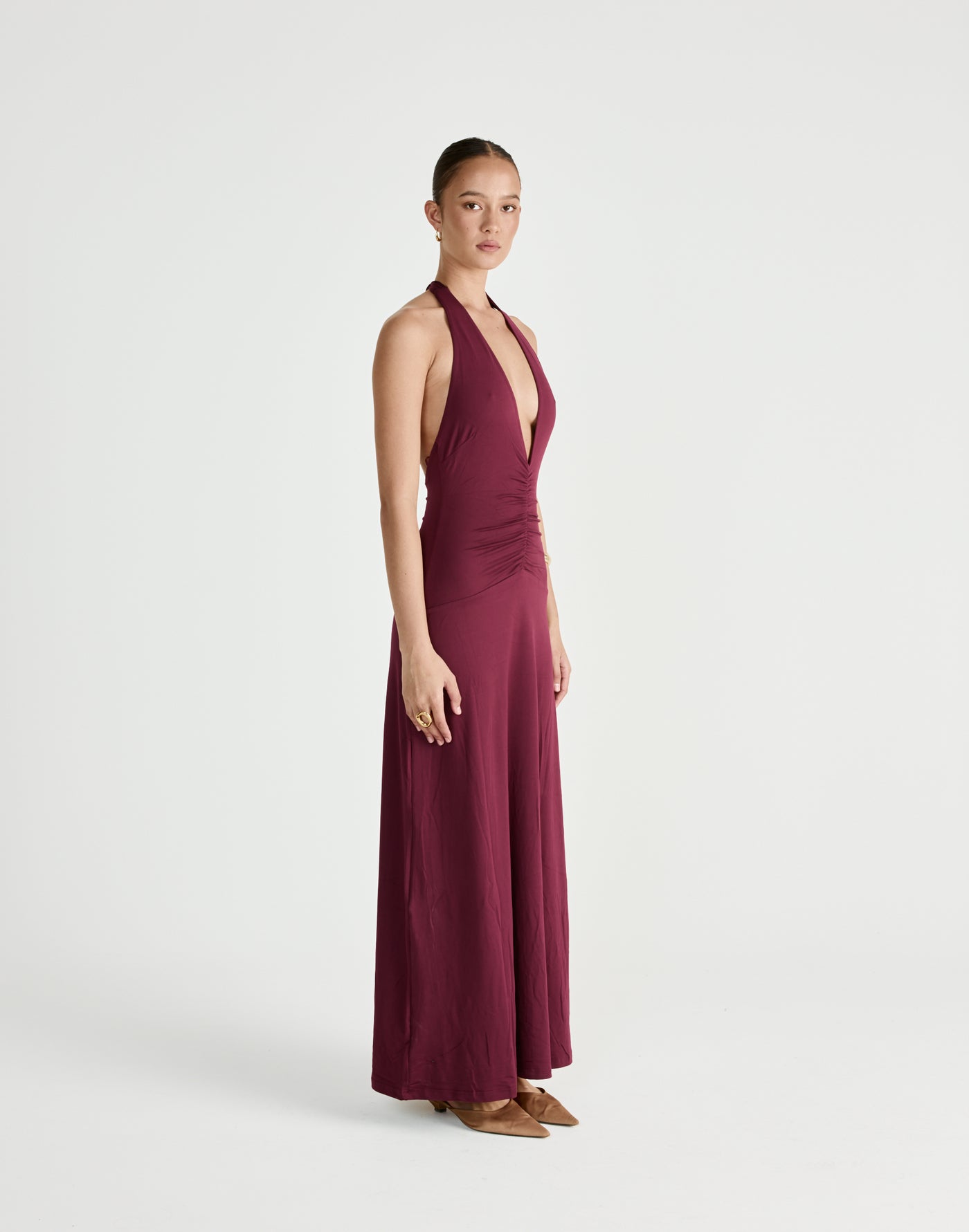  - Women's Dress - Charcoal Clothing