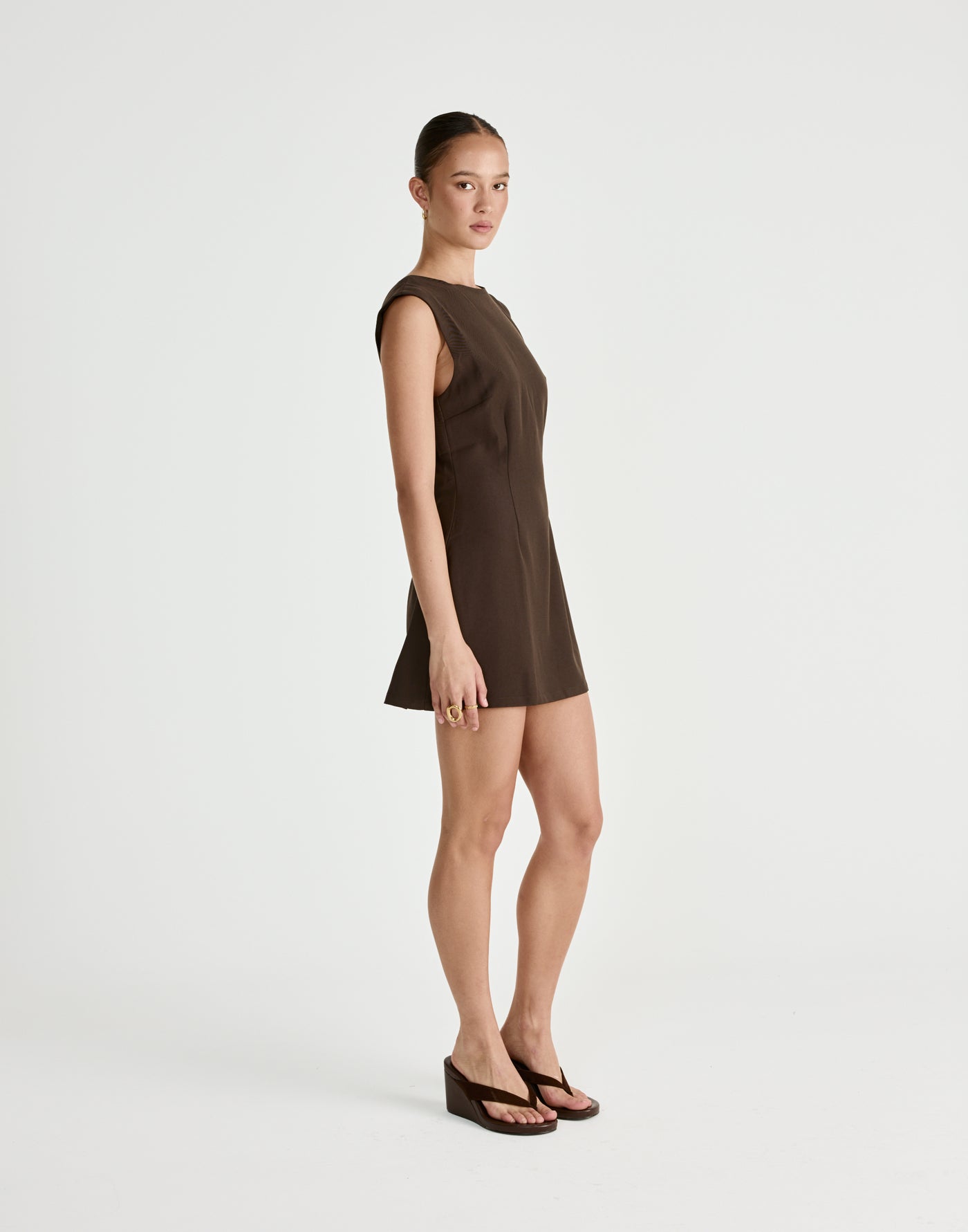  - Women's Dress - Charcoal Clothing