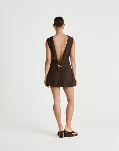  - Women's Dress - Charcoal Clothing