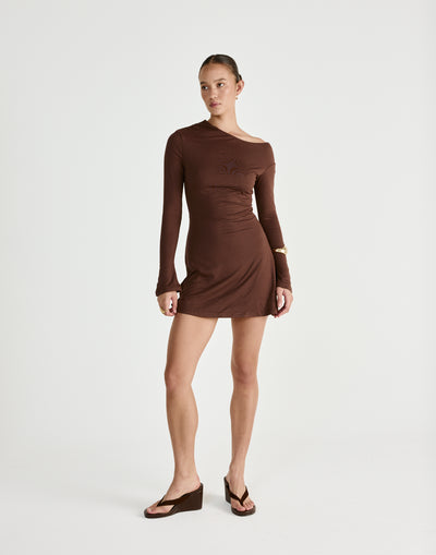  - Women's Dress - Charcoal Clothing