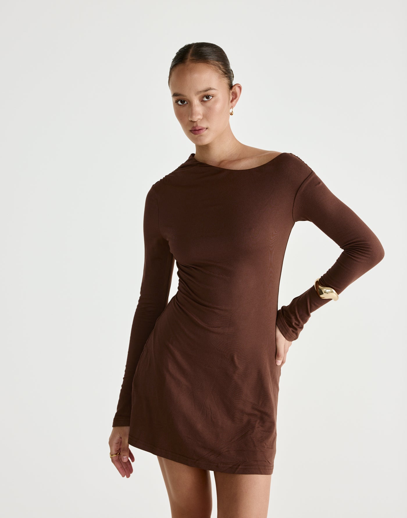  - Women's Dress - Charcoal Clothing