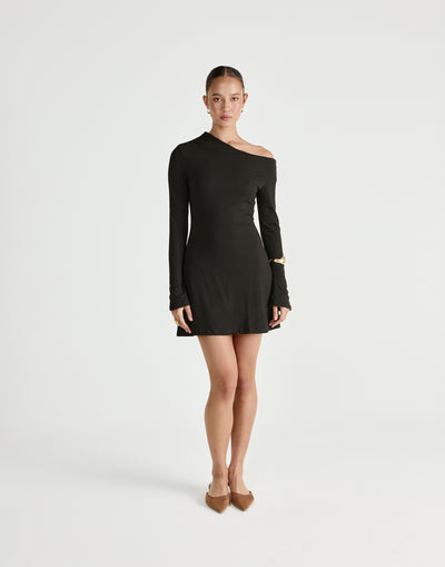 - Women's Dress - Charcoal Clothing