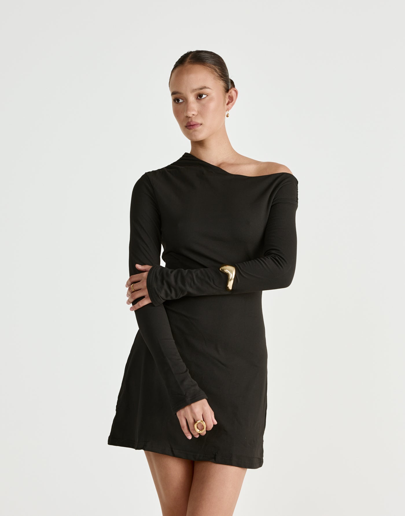  - Women's Dress - Charcoal Clothing