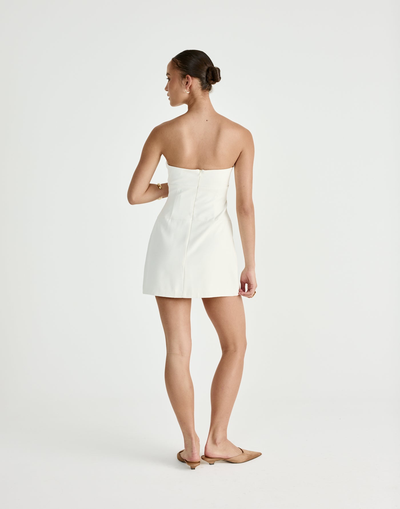 Shea Mini Dress (Oat) | CHARCOAL Exclusive - - Women's Top - Charcoal Clothing
