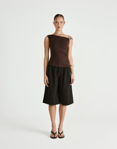  - Women's Top - Charcoal Clothing