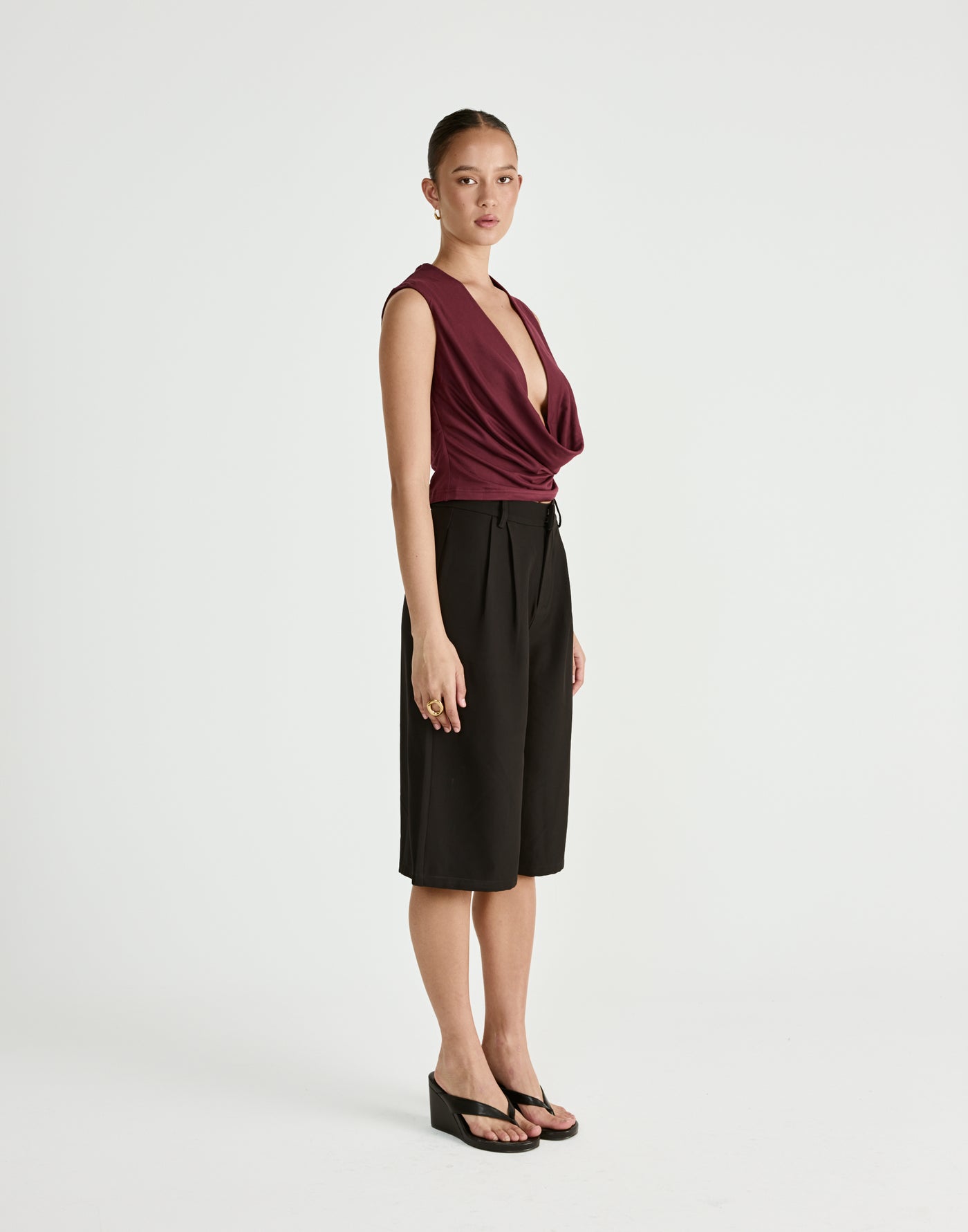  - Women's Top - Charcoal Clothing