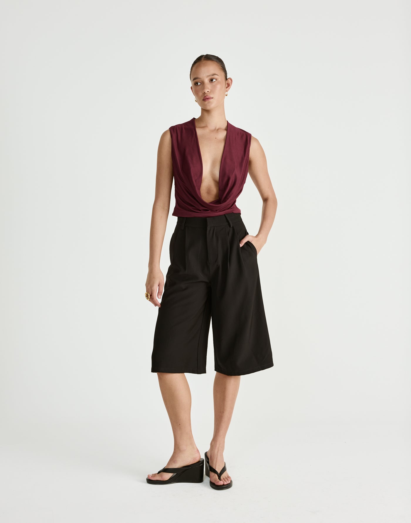  - Women's Top - Charcoal Clothing