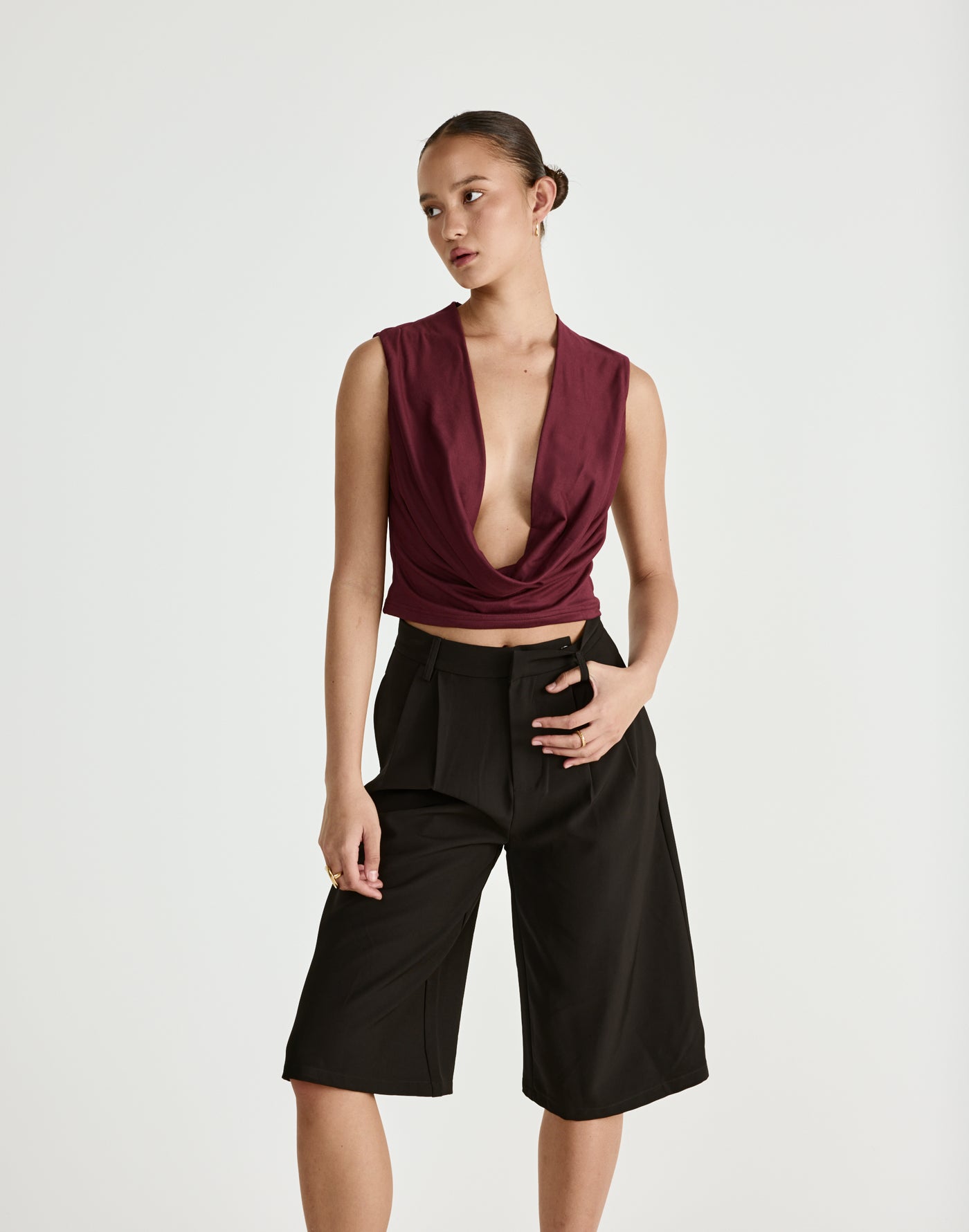  - Women's Top - Charcoal Clothing