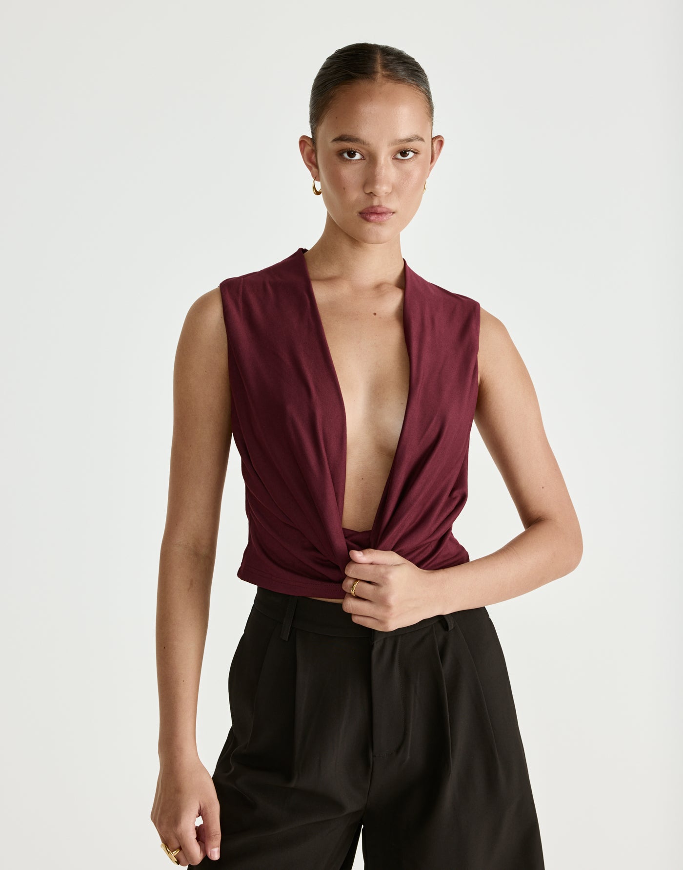  - Women's Top - Charcoal Clothing
