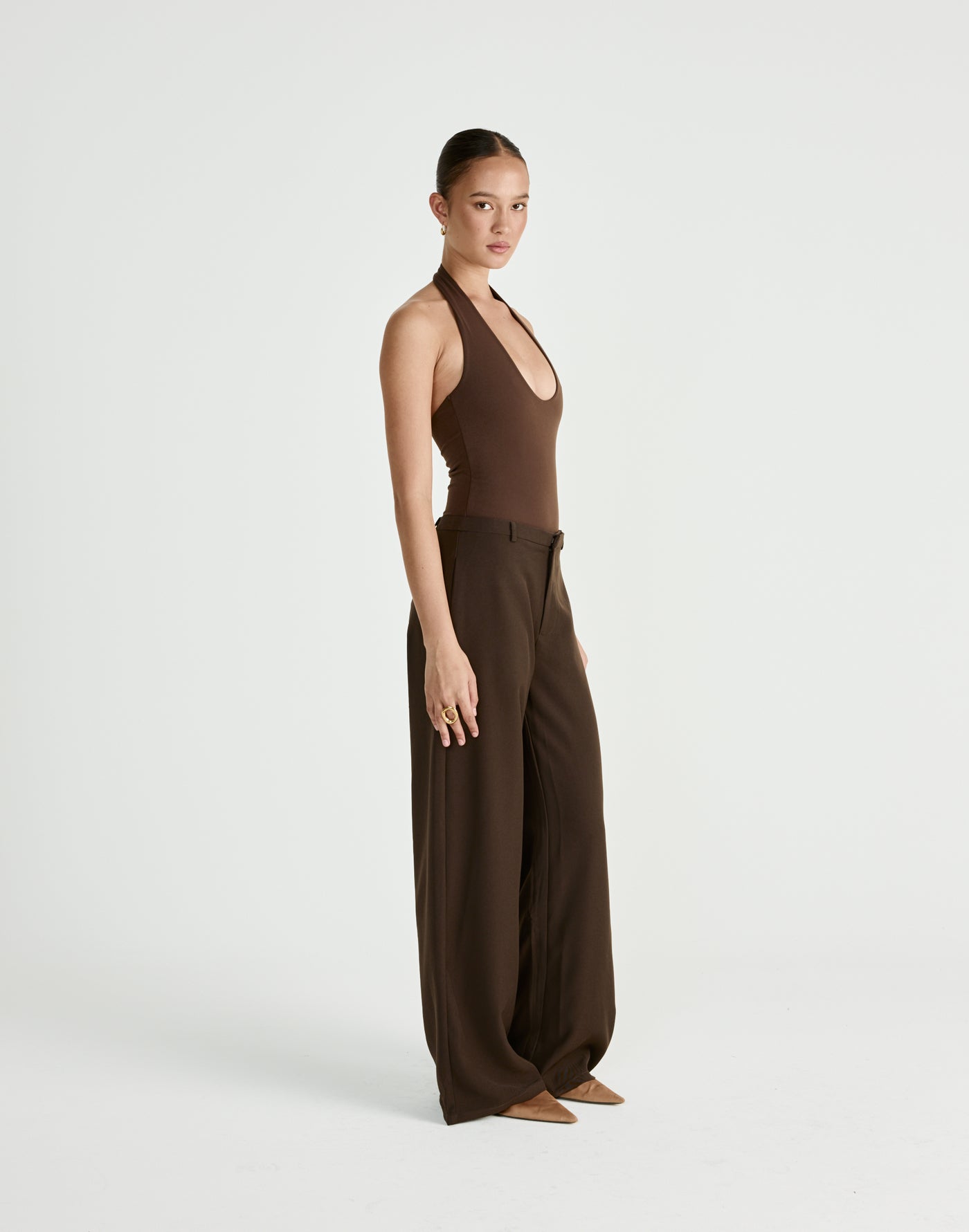  - Women's Bodysuit - Charcoal Clothing