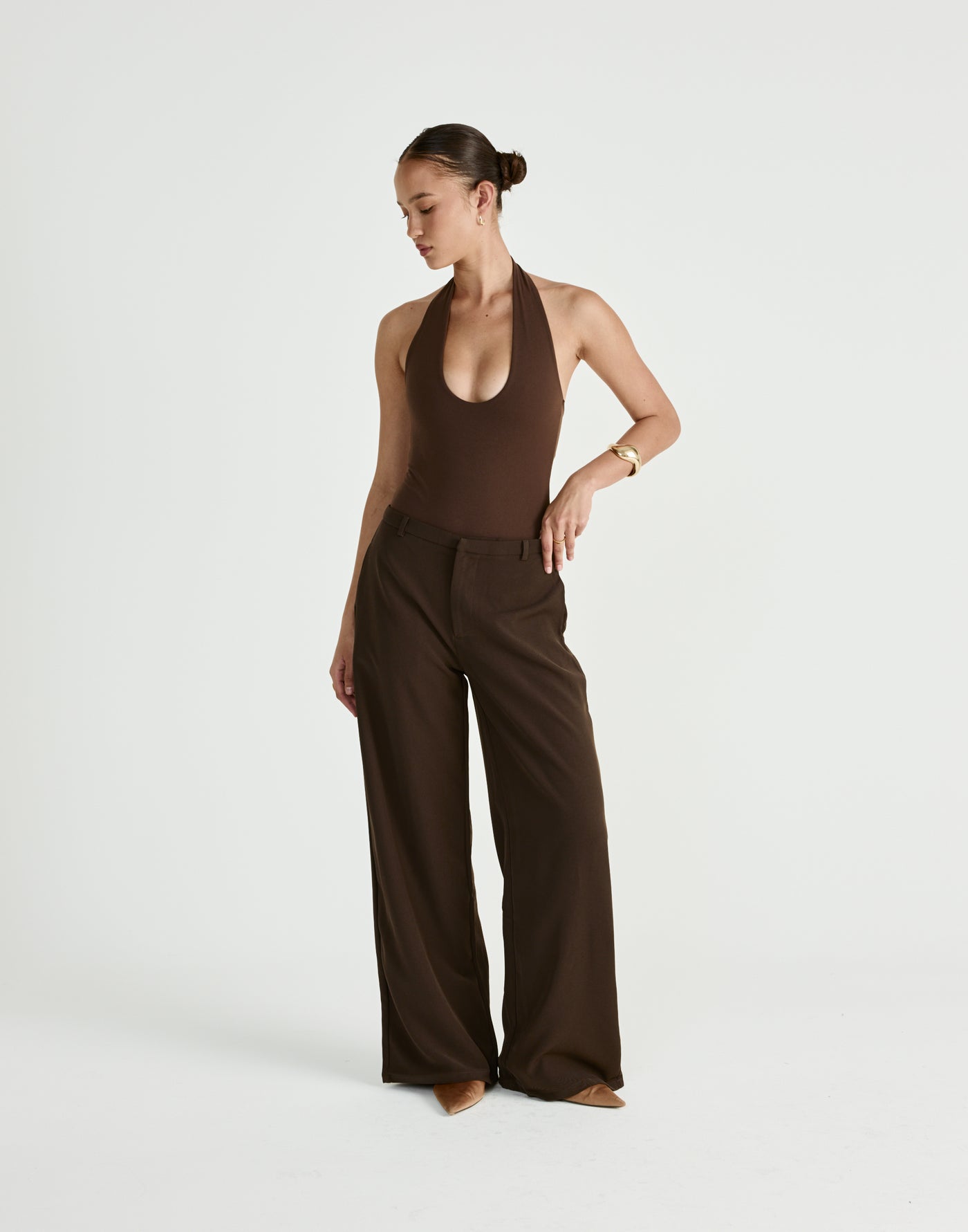  - Women's Bodysuit - Charcoal Clothing