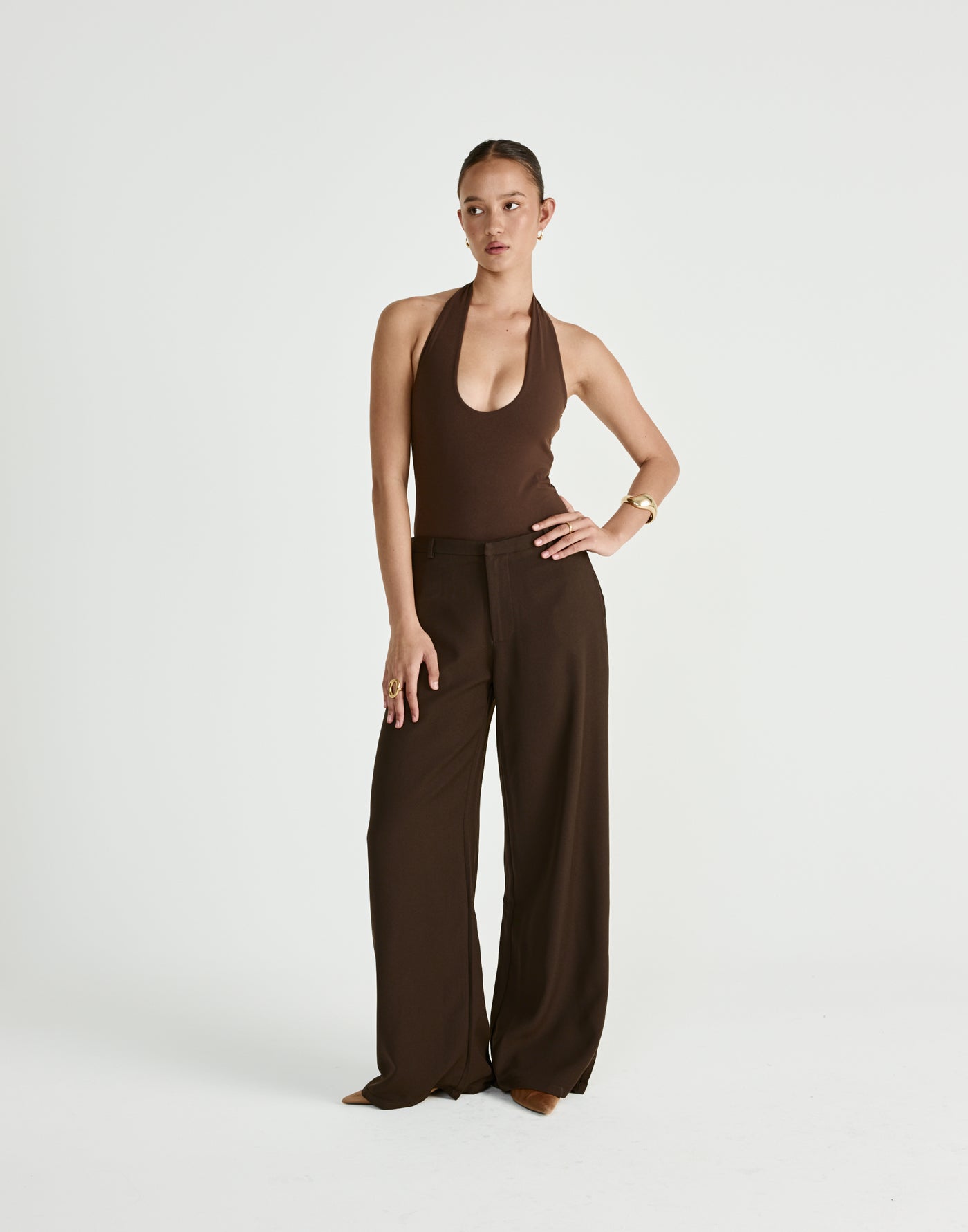  - Women's Bodysuit - Charcoal Clothing