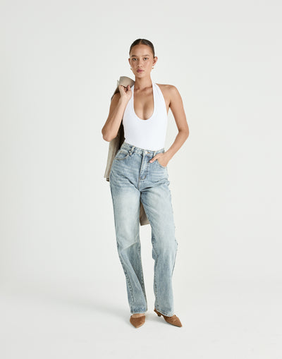 - Women's Bodysuit - Charcoal Clothing