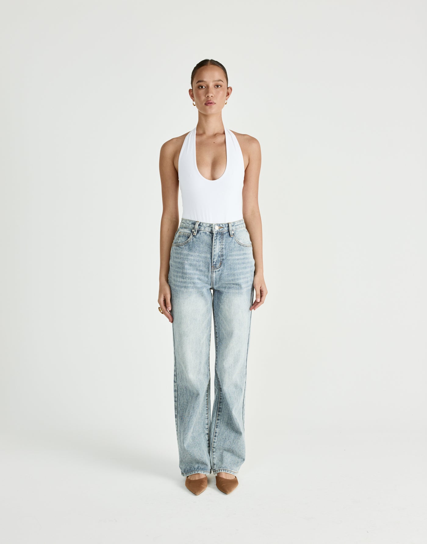  - Women's Bodysuit - Charcoal Clothing