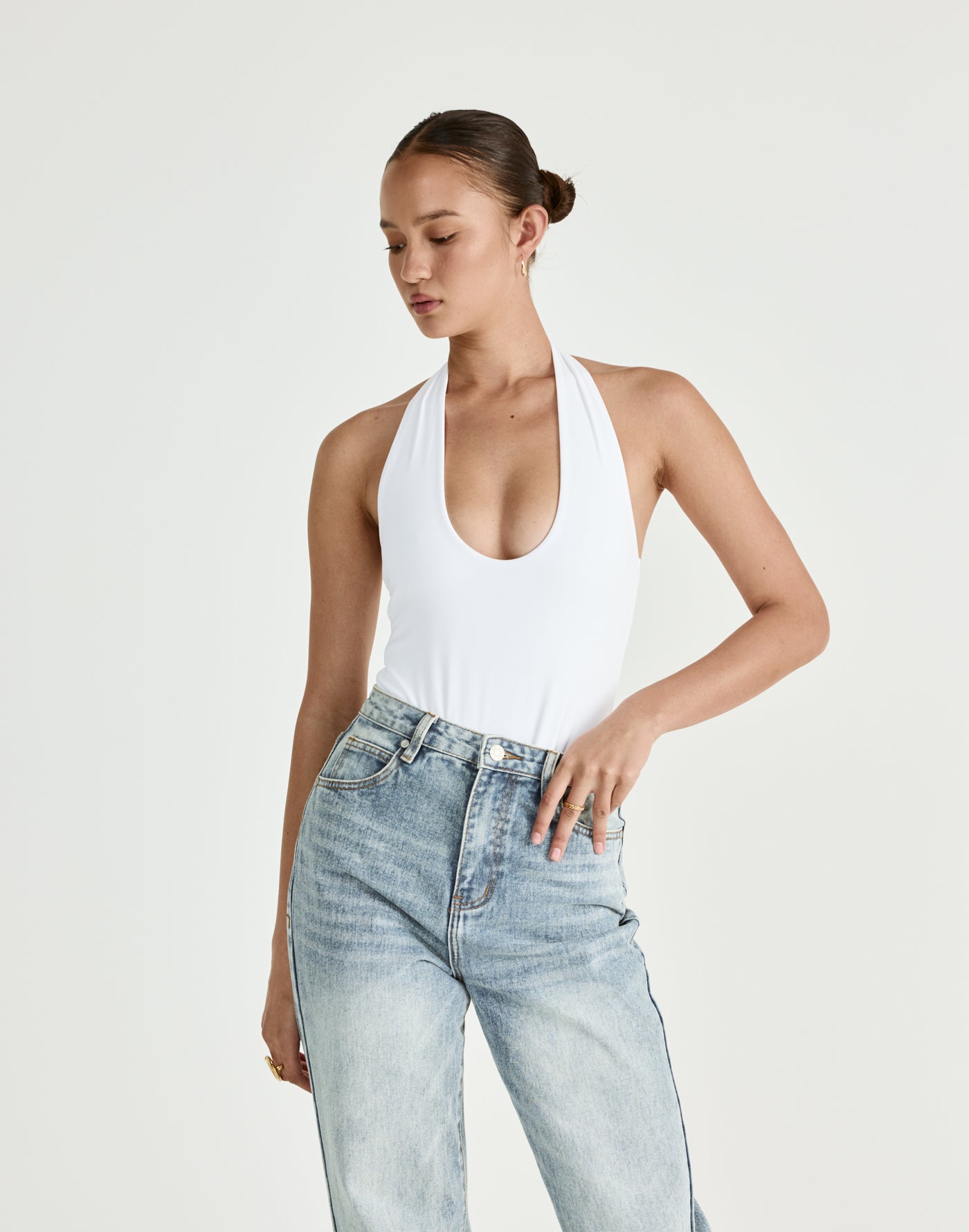  - Women's Bodysuit - Charcoal Clothing