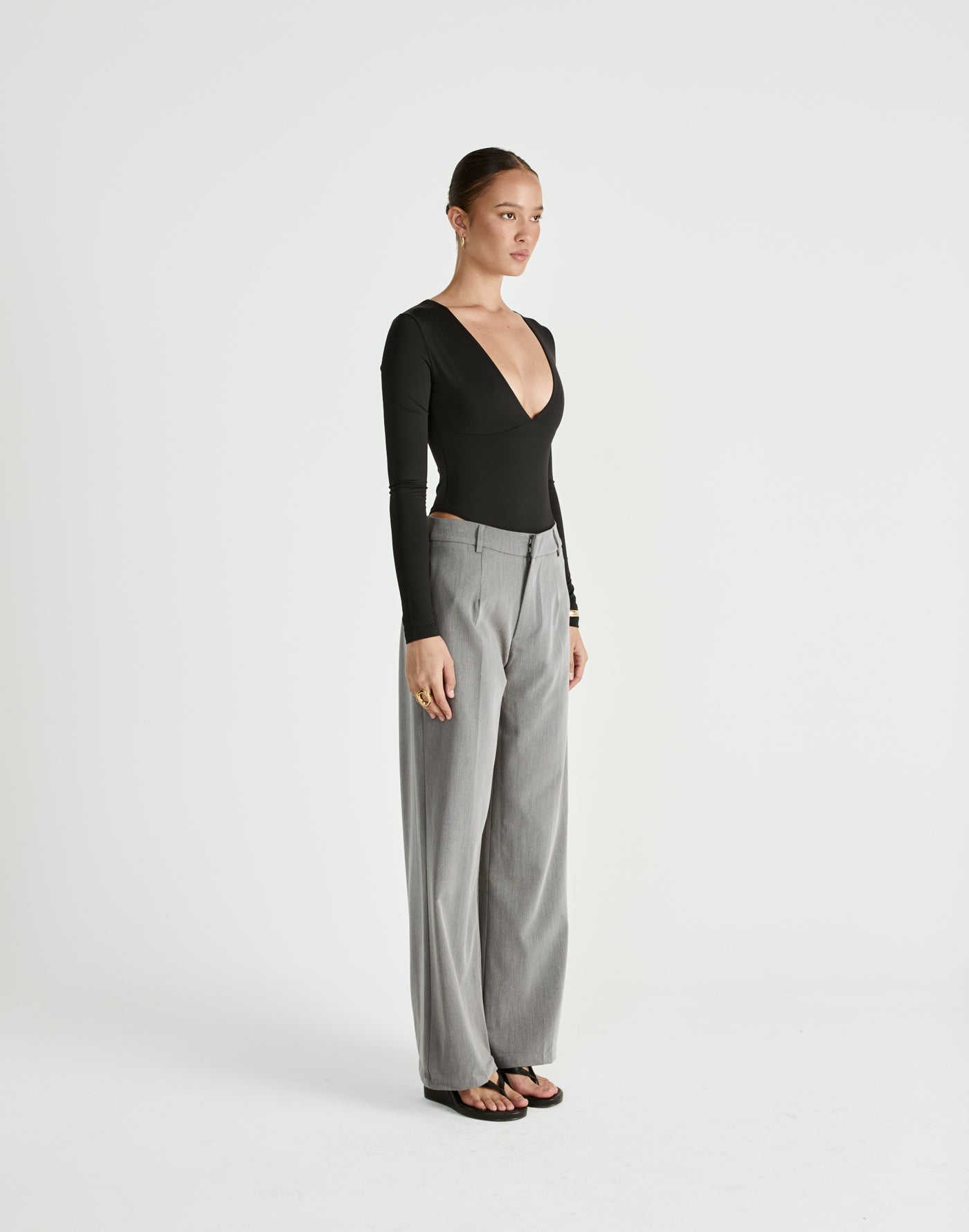  - Women's Top - Charcoal Clothing