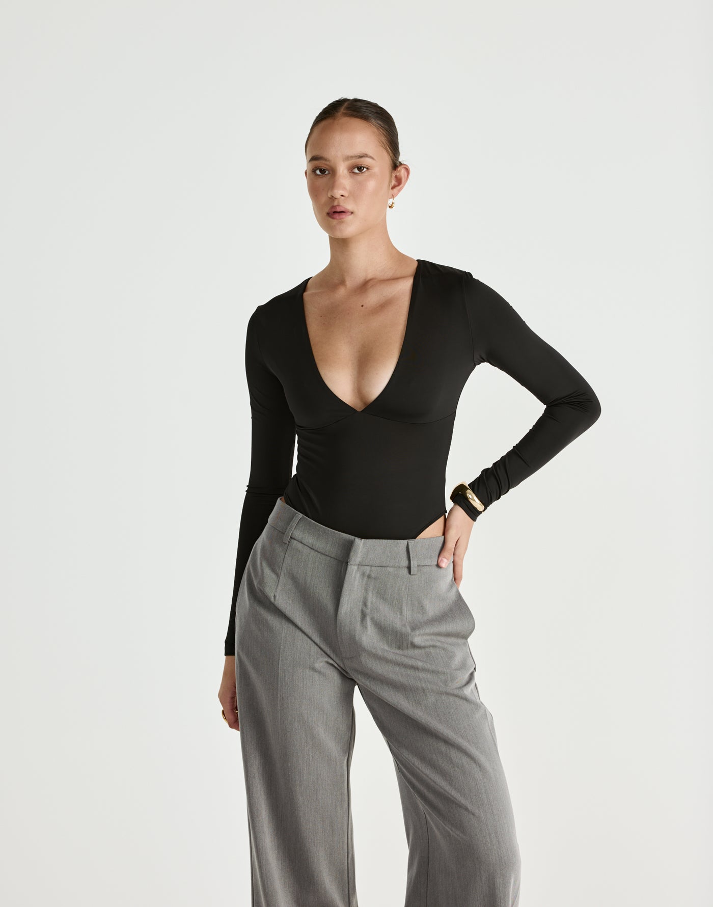  - Women's Top - Charcoal Clothing