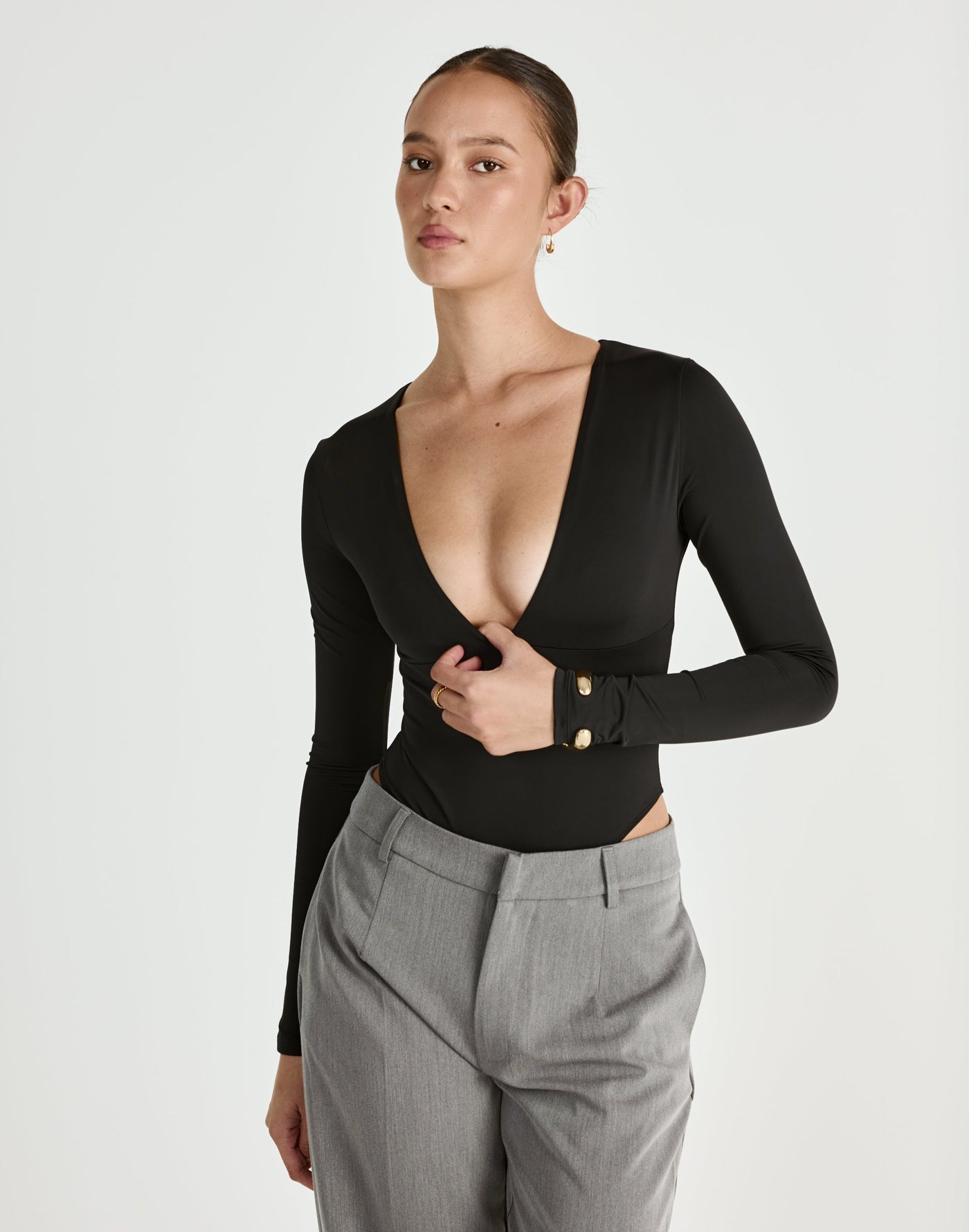  - Women's Top - Charcoal Clothing