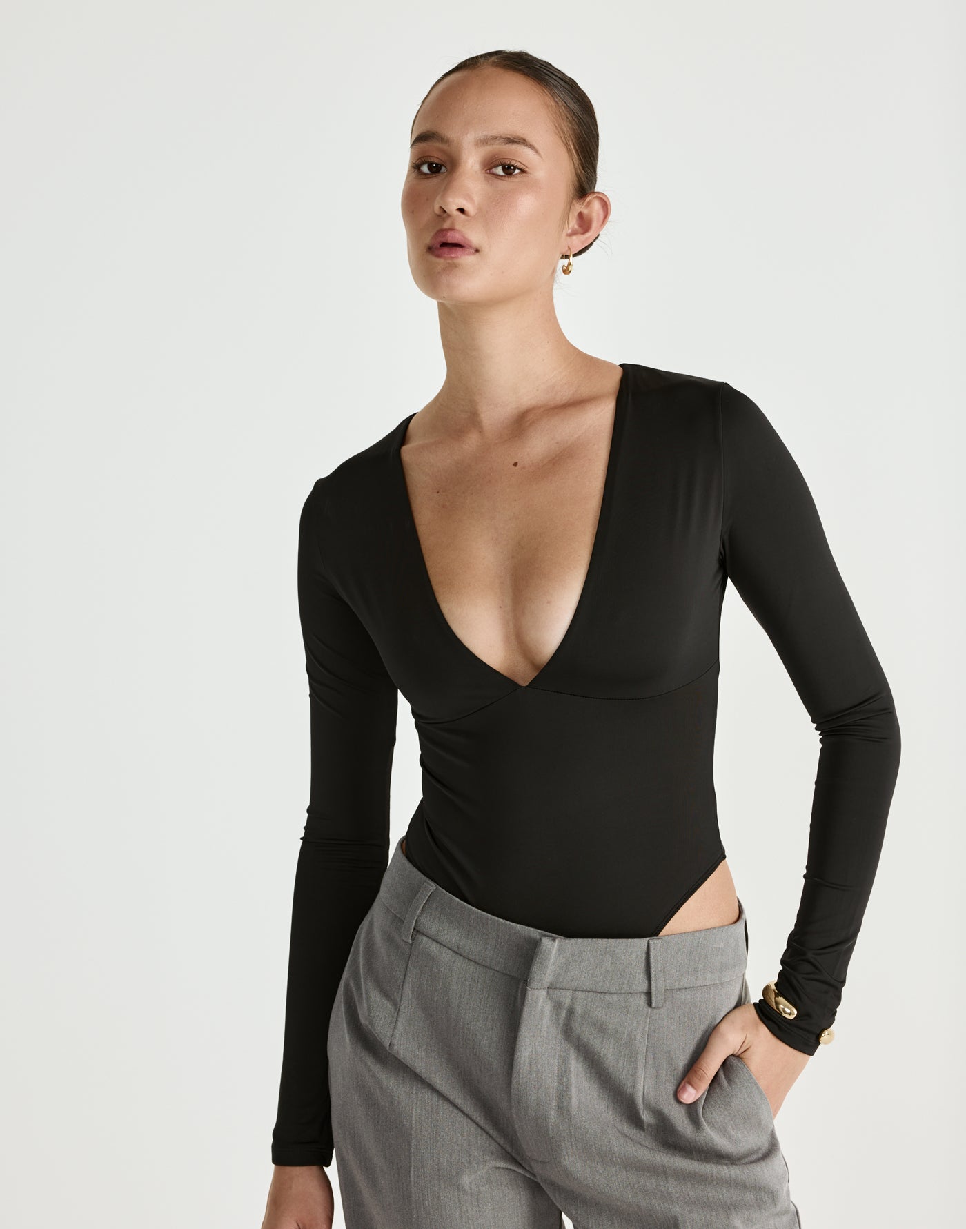  - Women's Top - Charcoal Clothing