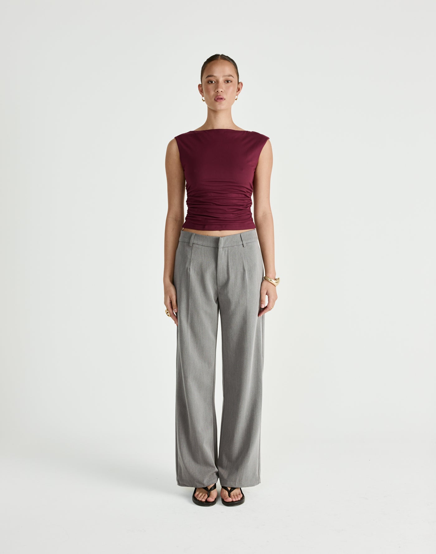  - Women's Dress - Charcoal Clothing