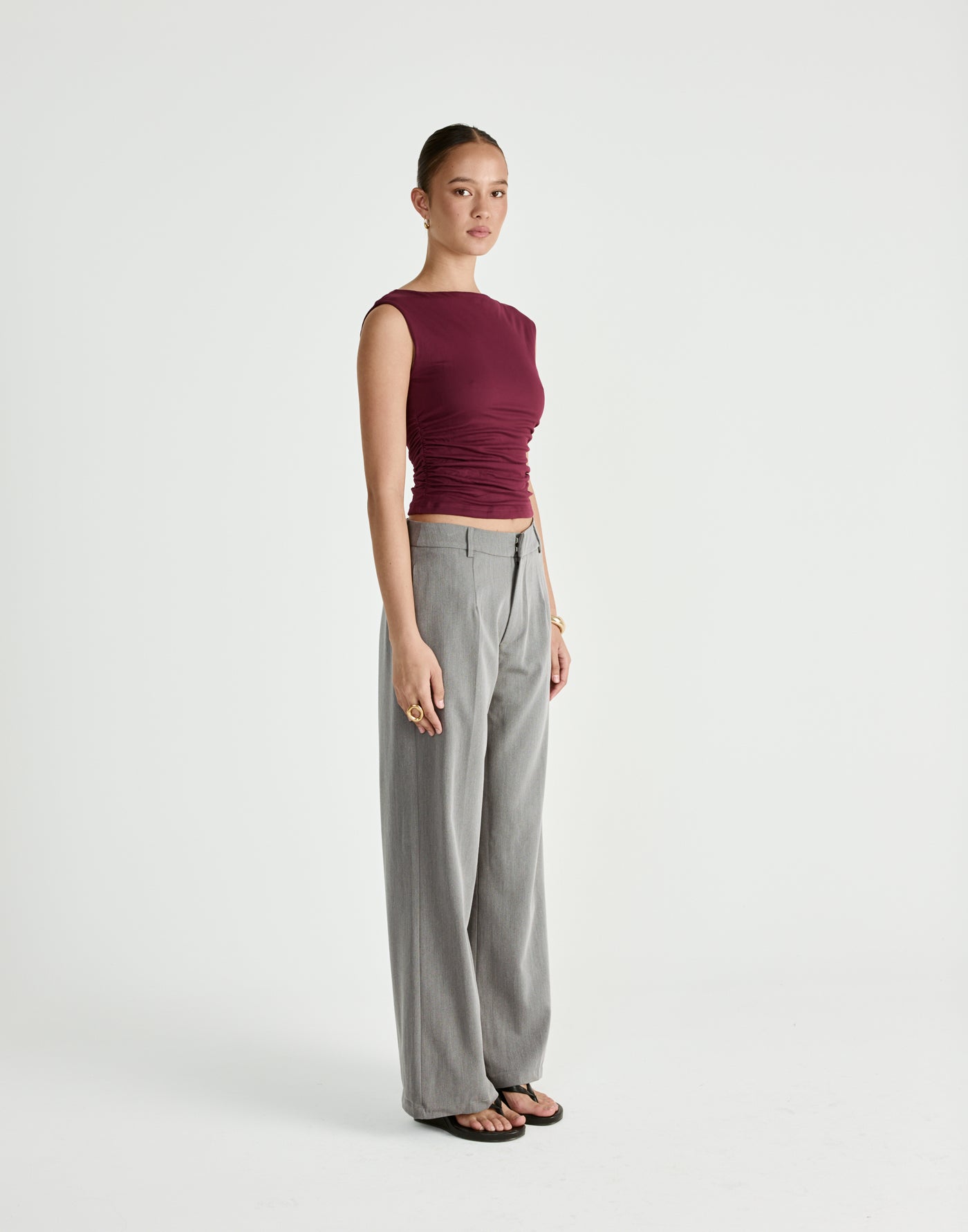  - Women's Dress - Charcoal Clothing