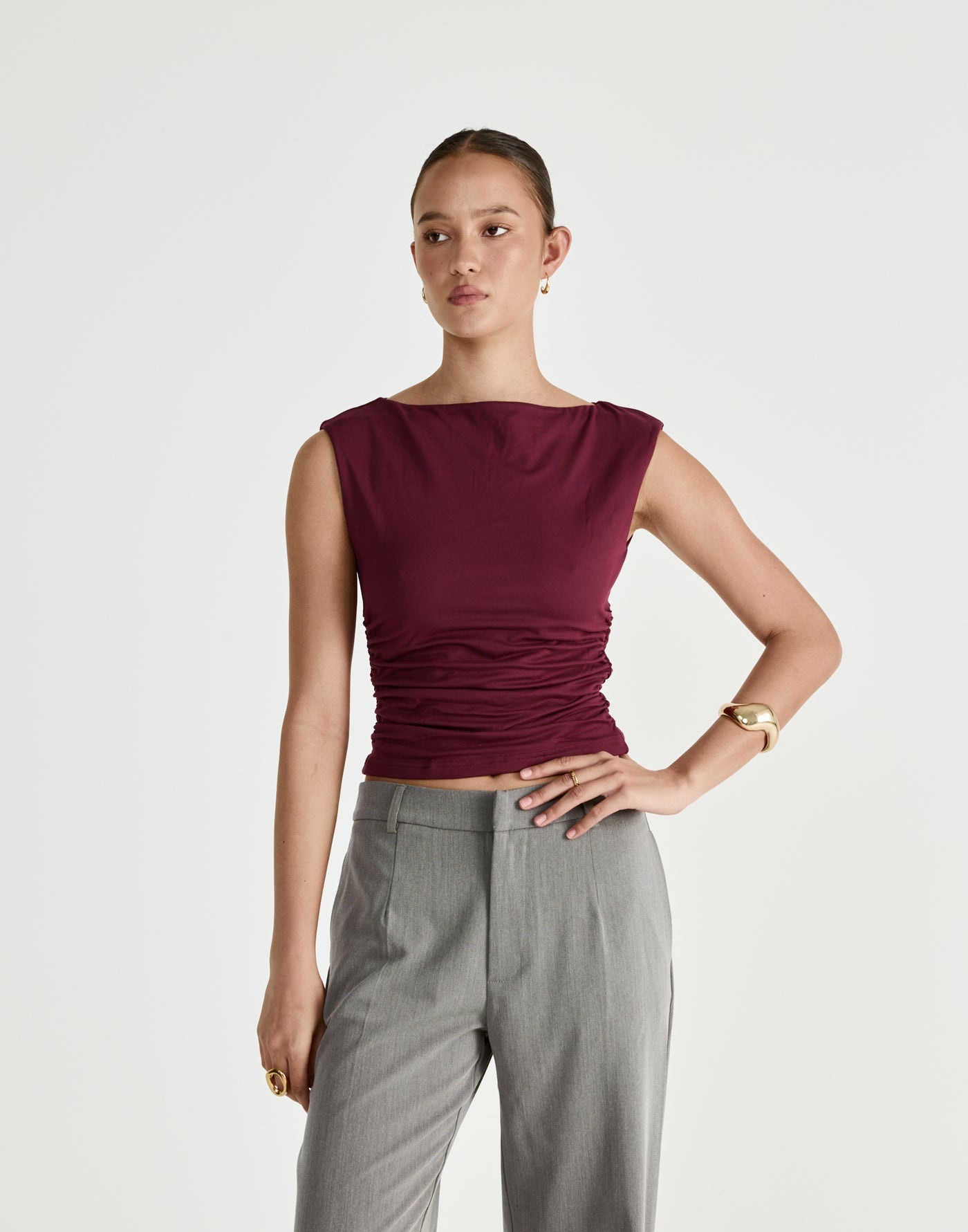  - Women's Dress - Charcoal Clothing