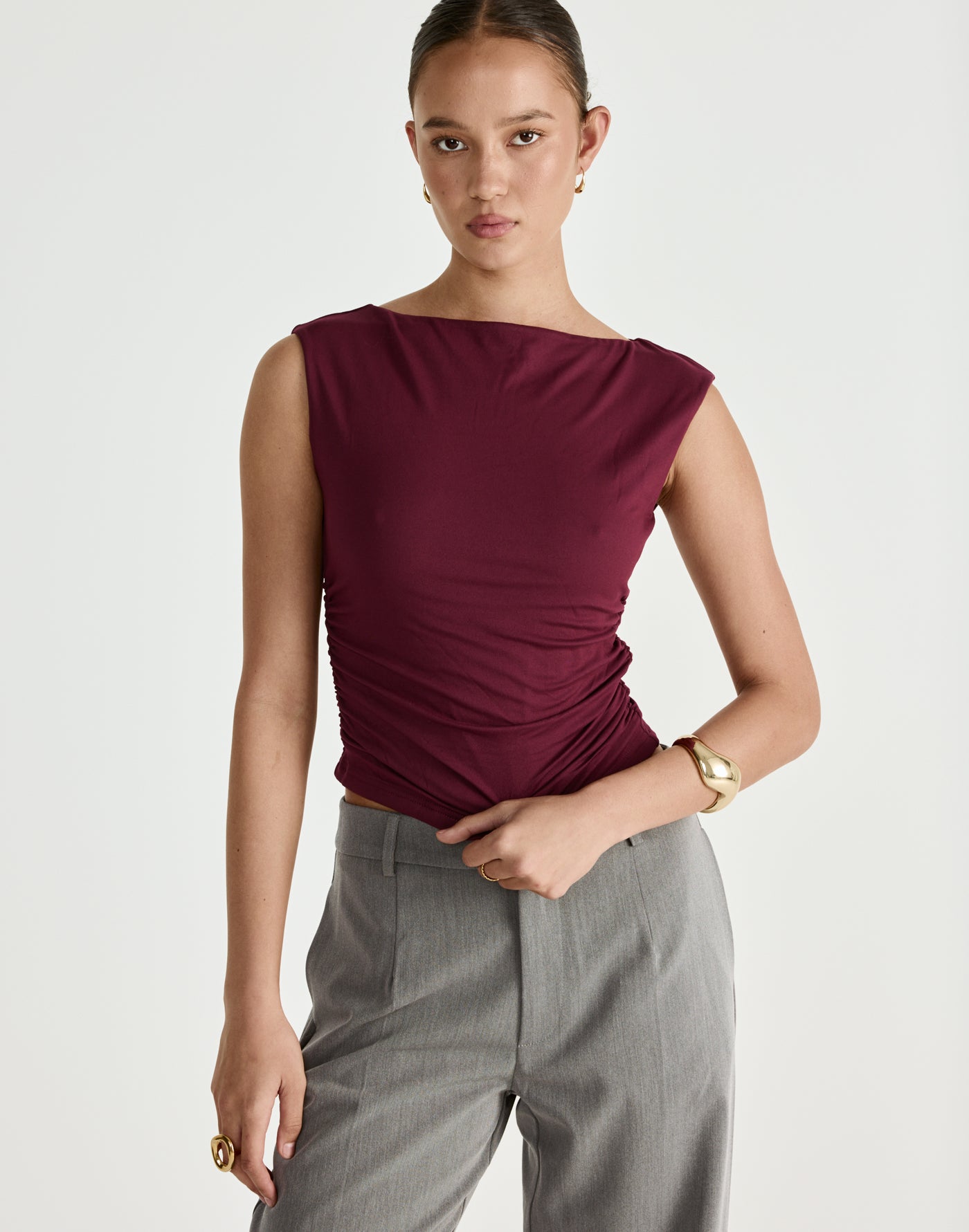  - Women's Dress - Charcoal Clothing