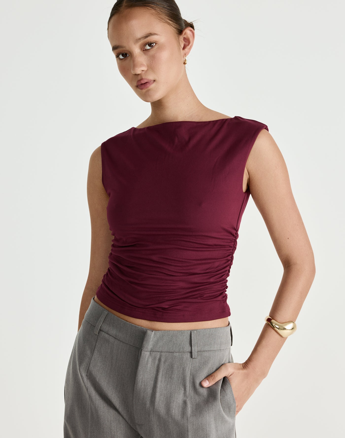  - Women's Dress - Charcoal Clothing