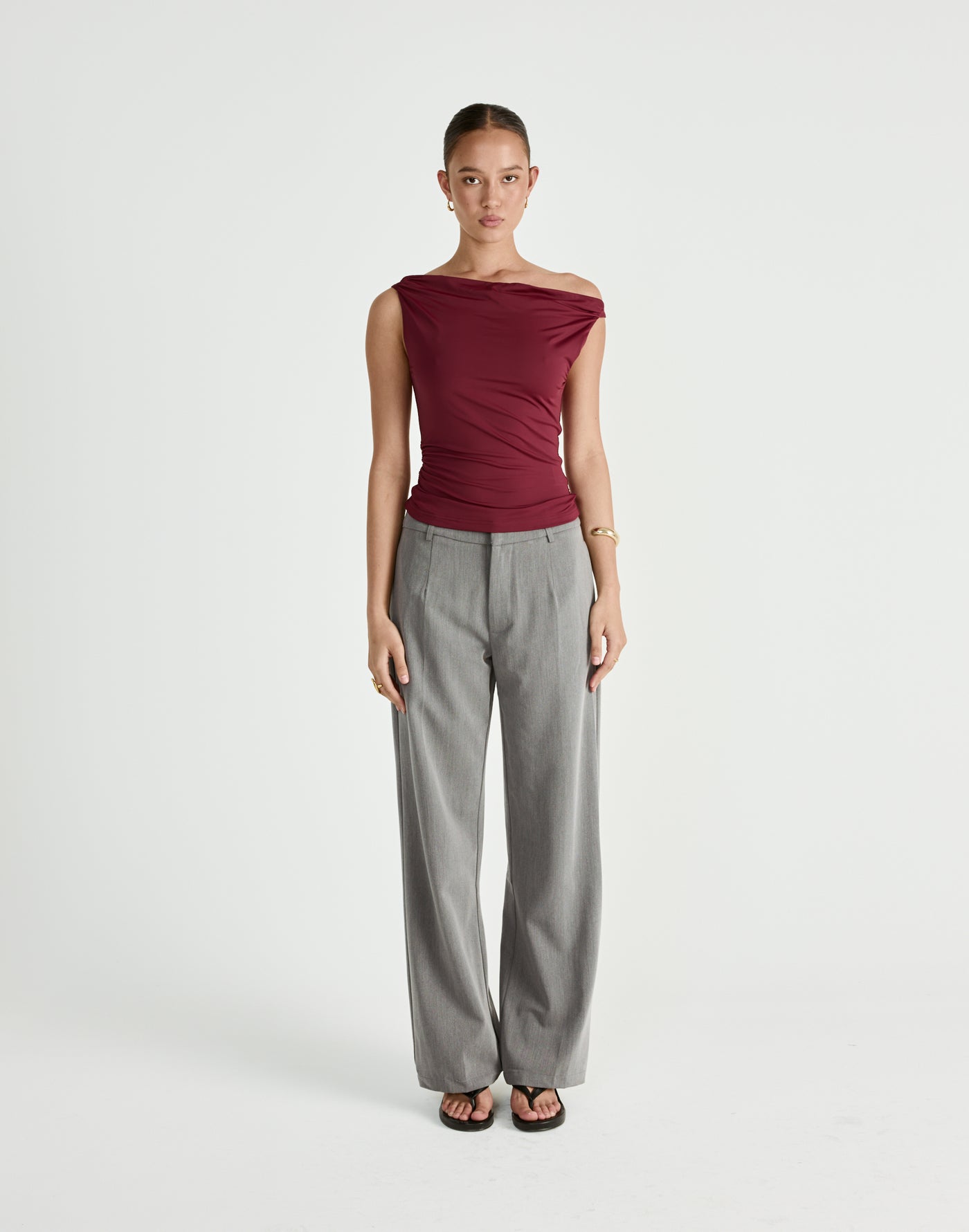 - Women's Top - Charcoal Clothing
