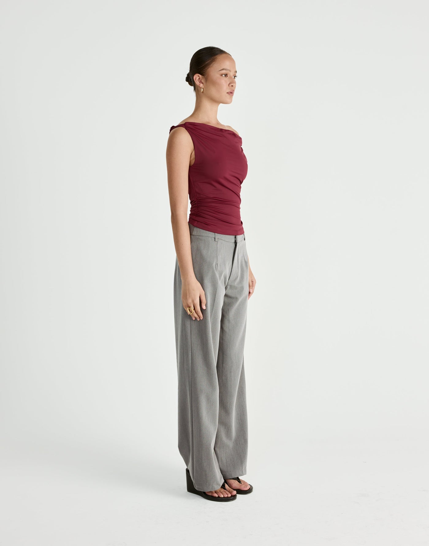  - Women's Top - Charcoal Clothing