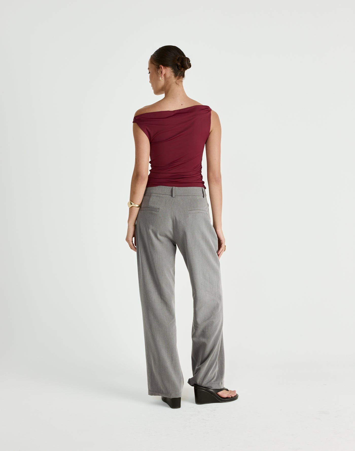  - Women's Top - Charcoal Clothing