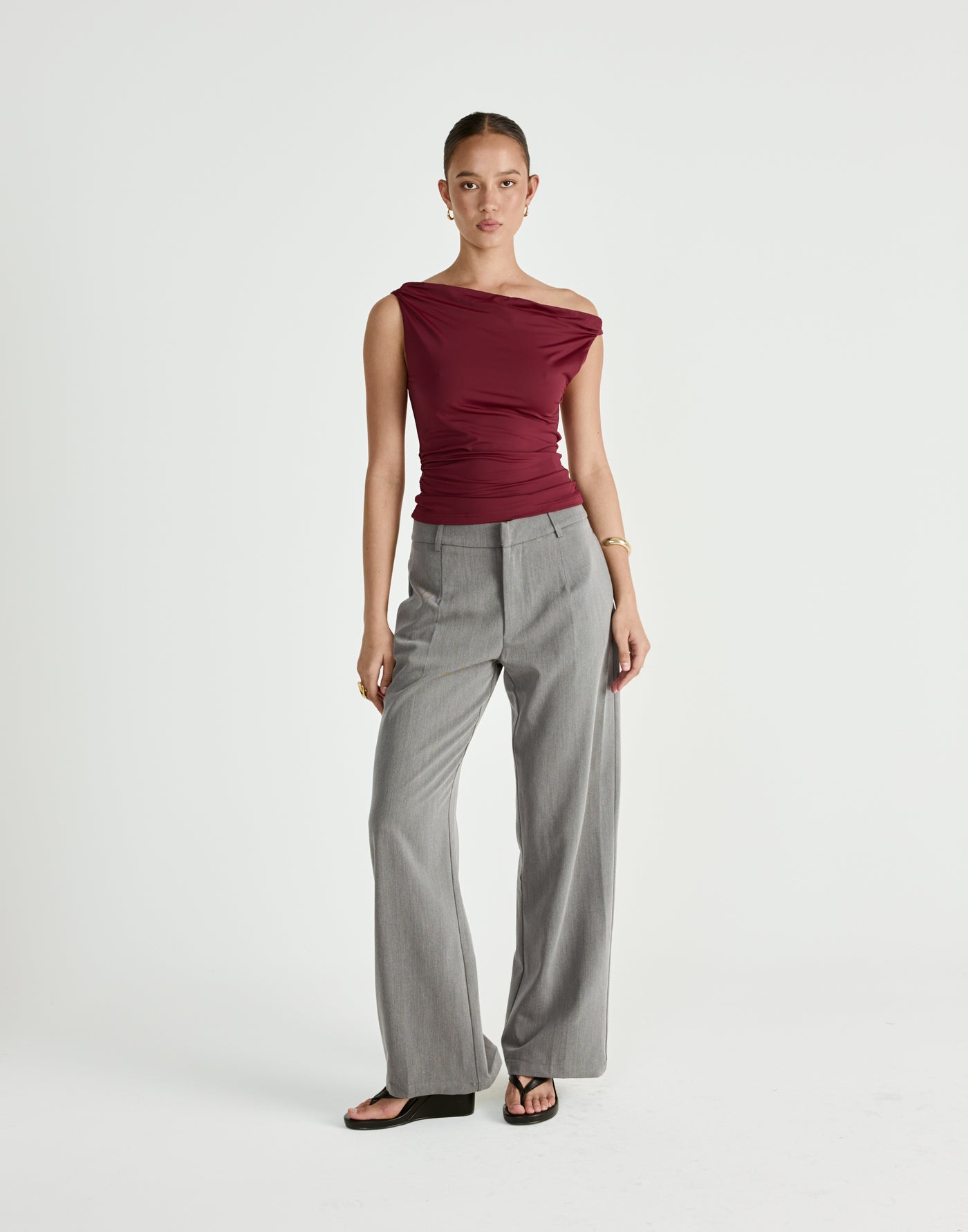 - Women's Top - Charcoal Clothing